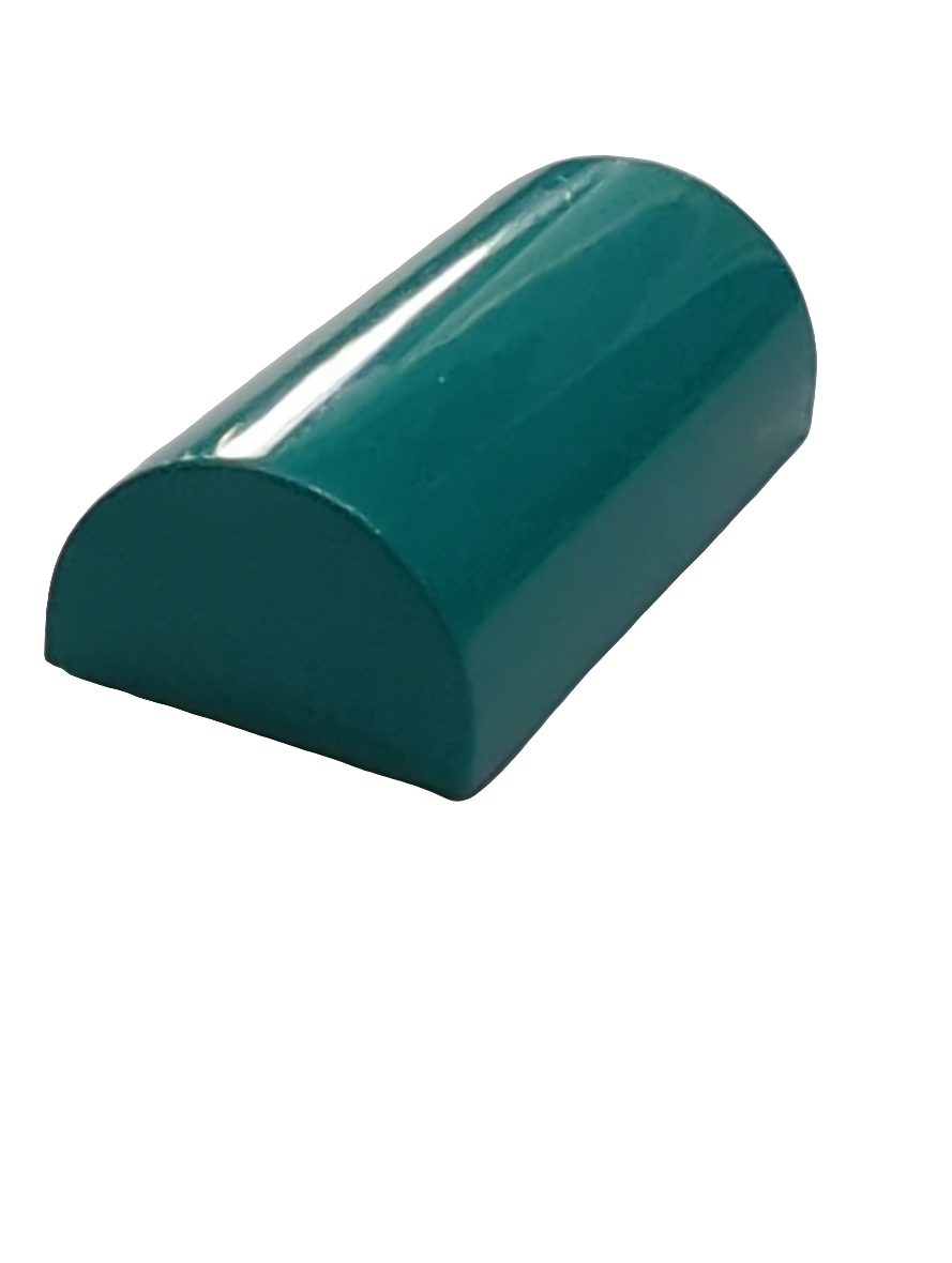 Schrägstein, gebogen 1 x 2 x 2/3 Doppelt türkis