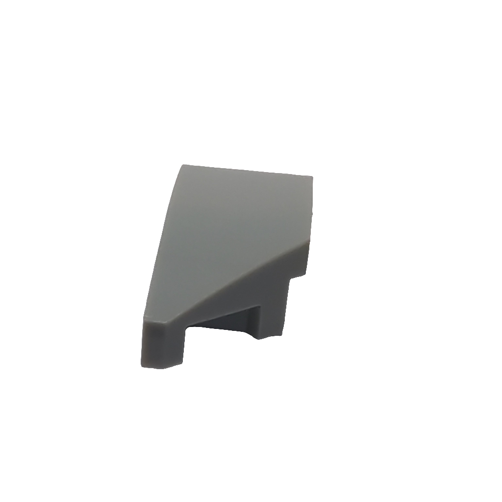 NEU Fliese gebogen Keil 2x1x2/3 Links neuhellgrau