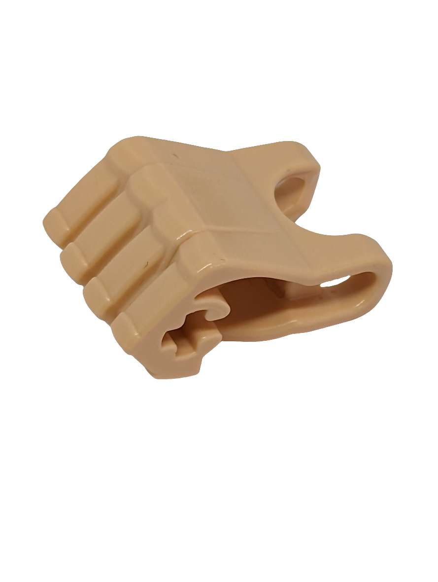 Hero Factory Hand Faust mit Achsloch, 4 Finger Flat hell nougat light nougat