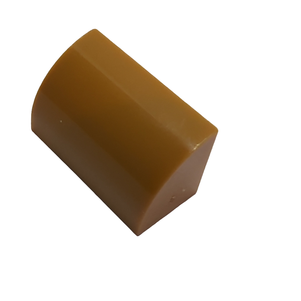 1x2x1 modifizierter Stein gebogen nougat medium nougat