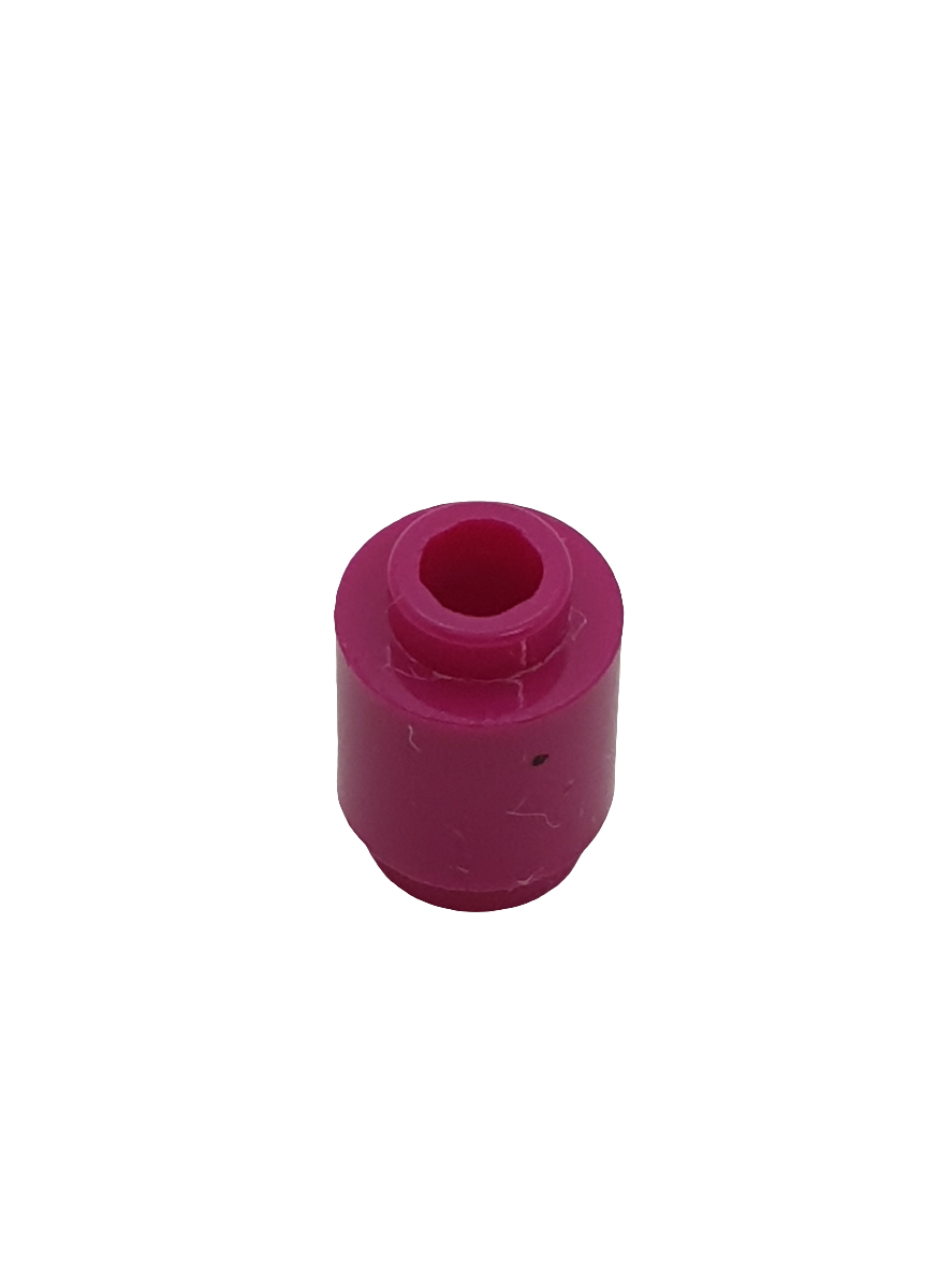 NEU Stein rund 1 x 1 magenta
