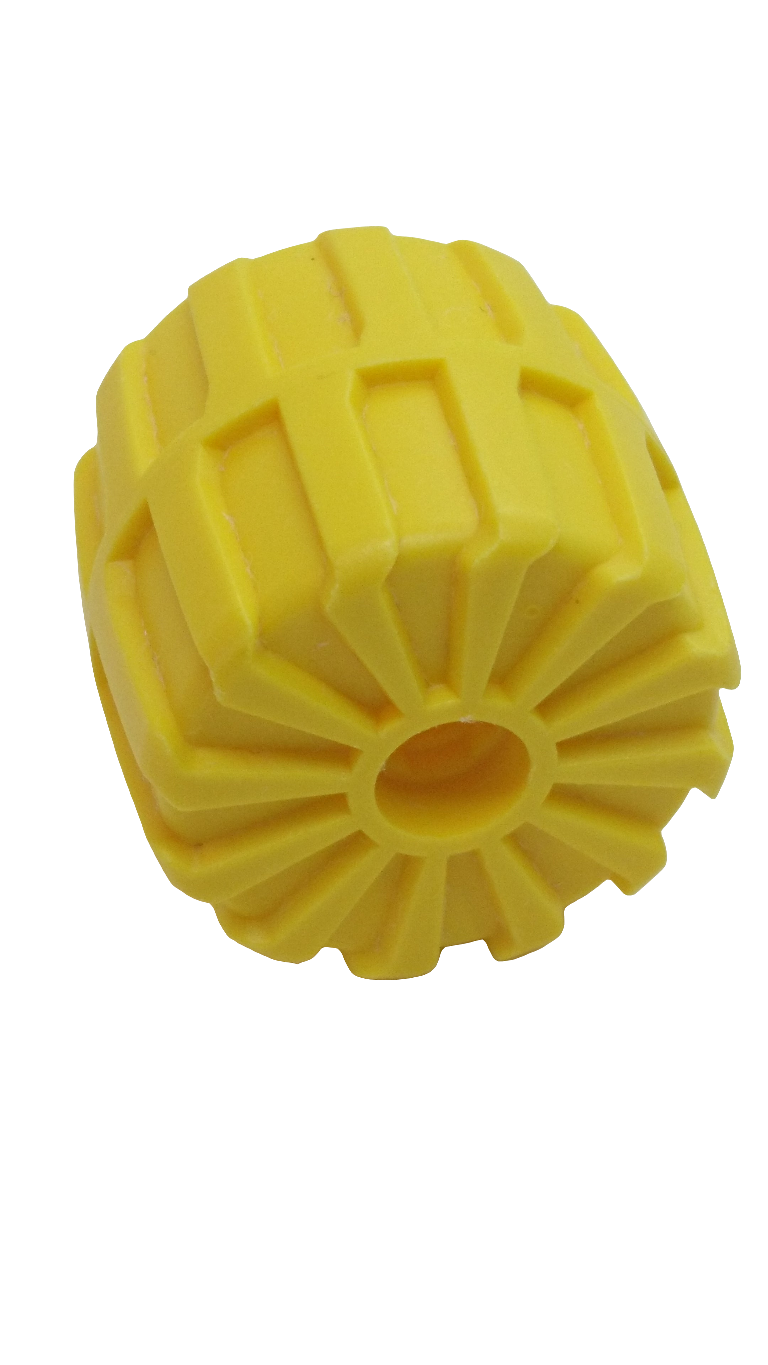 Rad aus Hartplastik 35x31mm mittel gelb