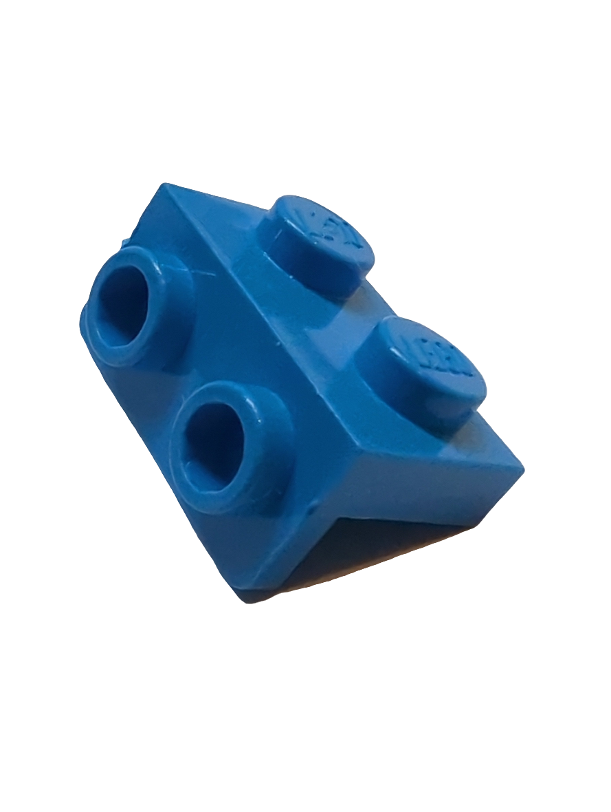 1x2 Winkelplatte Snot Konverter unten dunkelazur dark azure