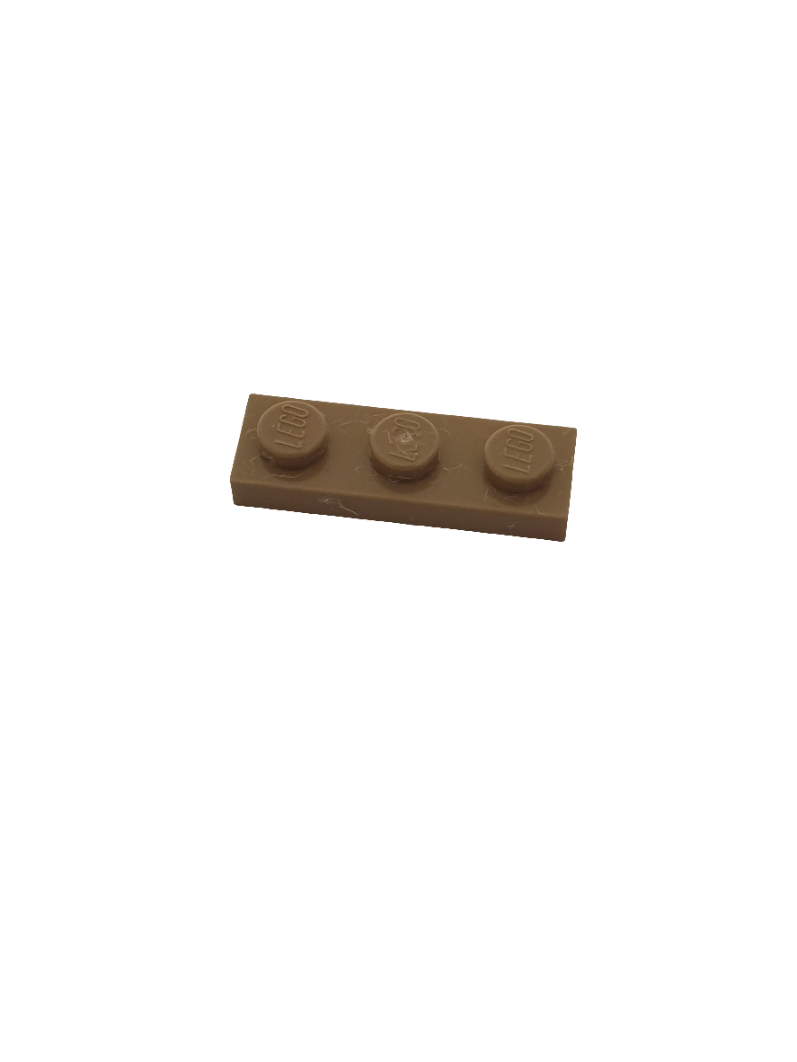 NEU Platte 1 x 3 dunkelbeige