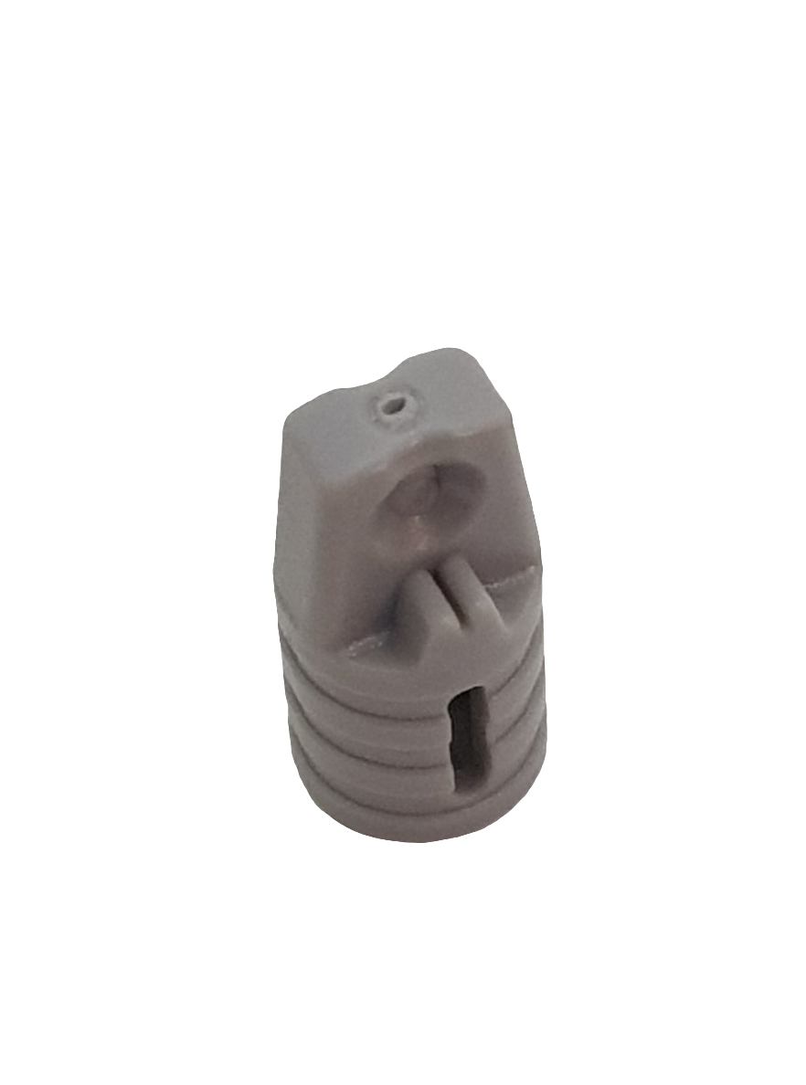 1x2 Gelenk / Scharnier mit 1 Finger und Achsloch neuhellgrau