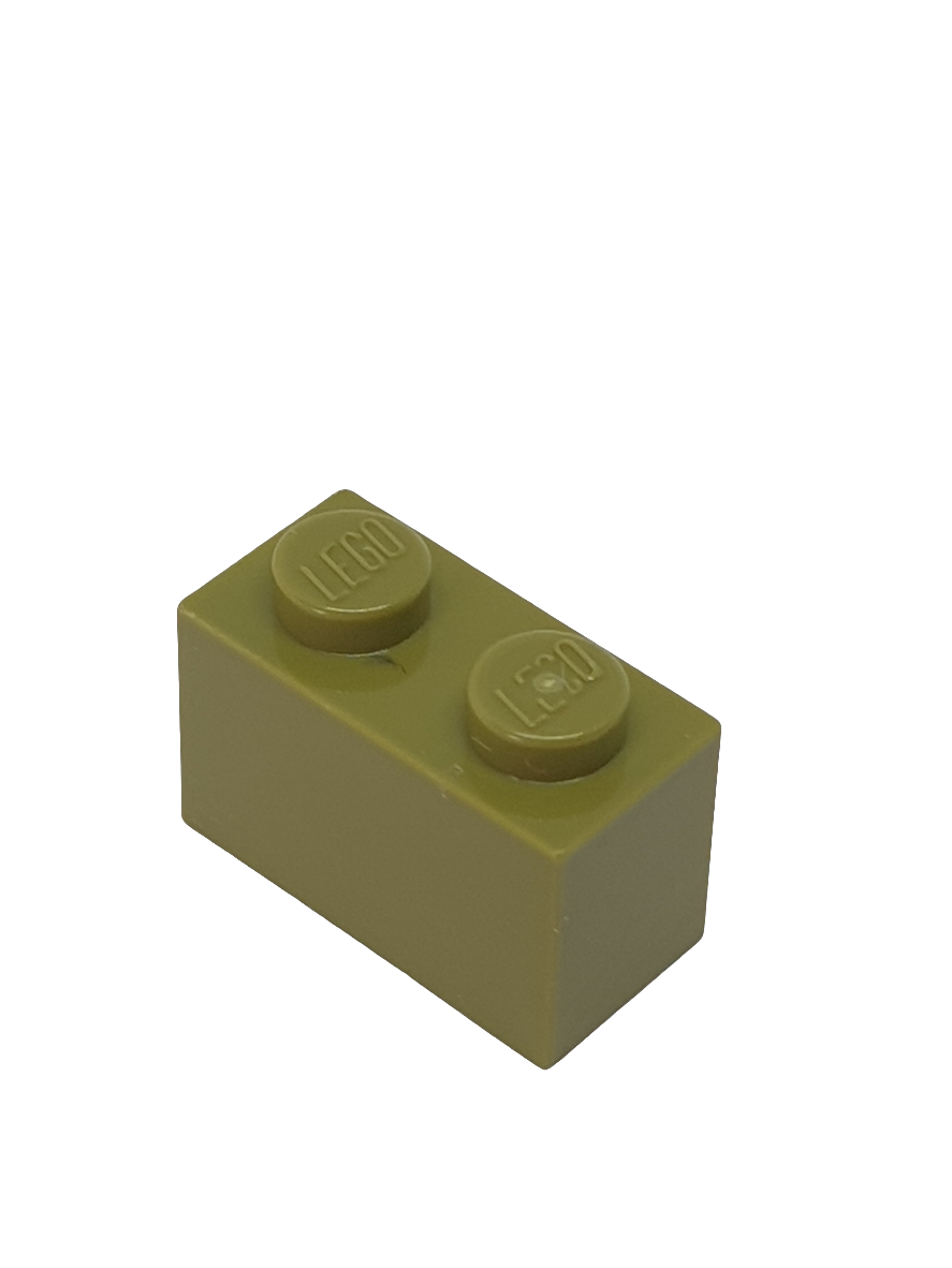 1x2 Stein olivgrün olive green