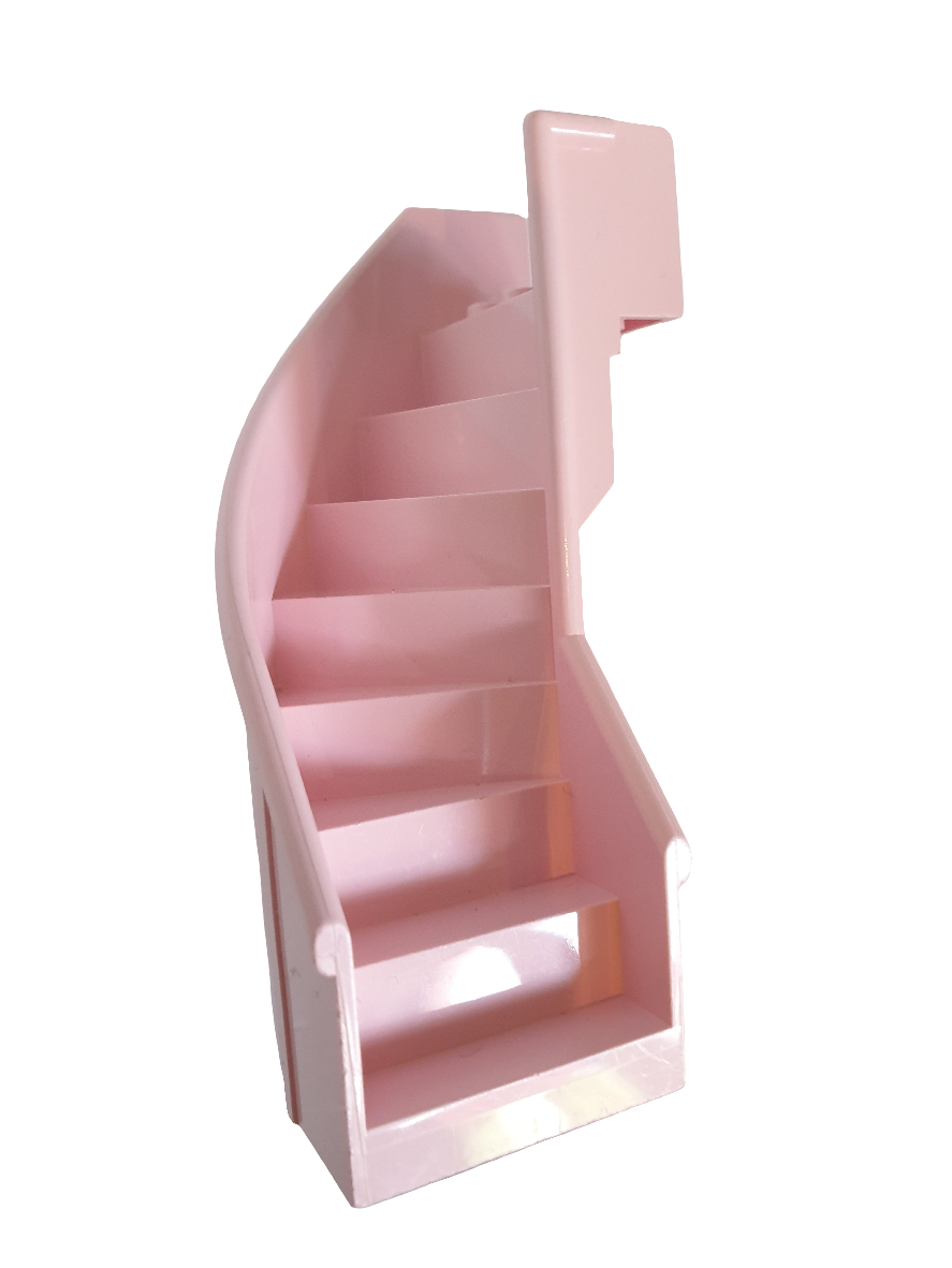 6x6x9 1/3 Treppe/Bogentreppe pink rosa