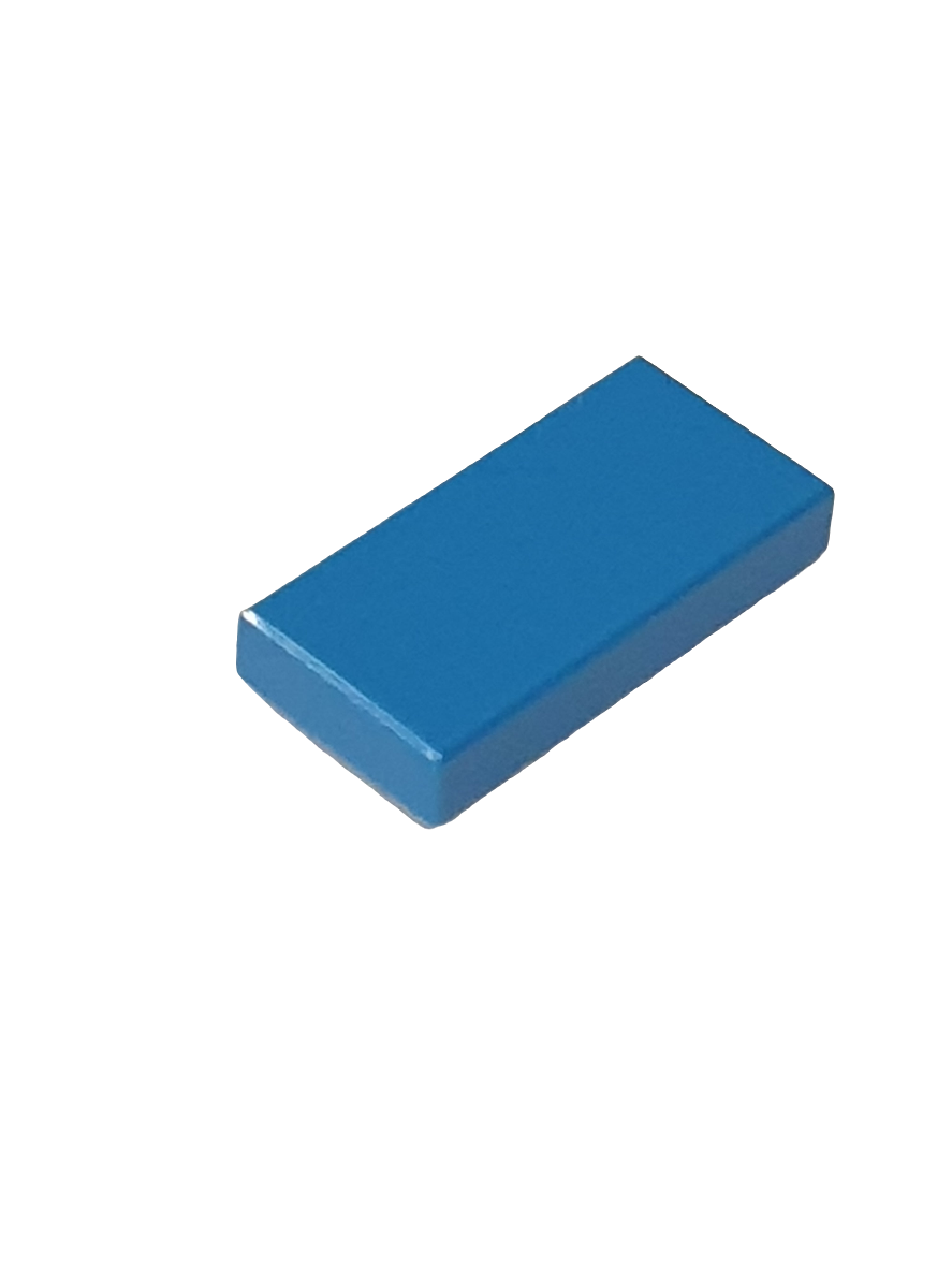 NEU Fliese 1 x 2 dunkelazur