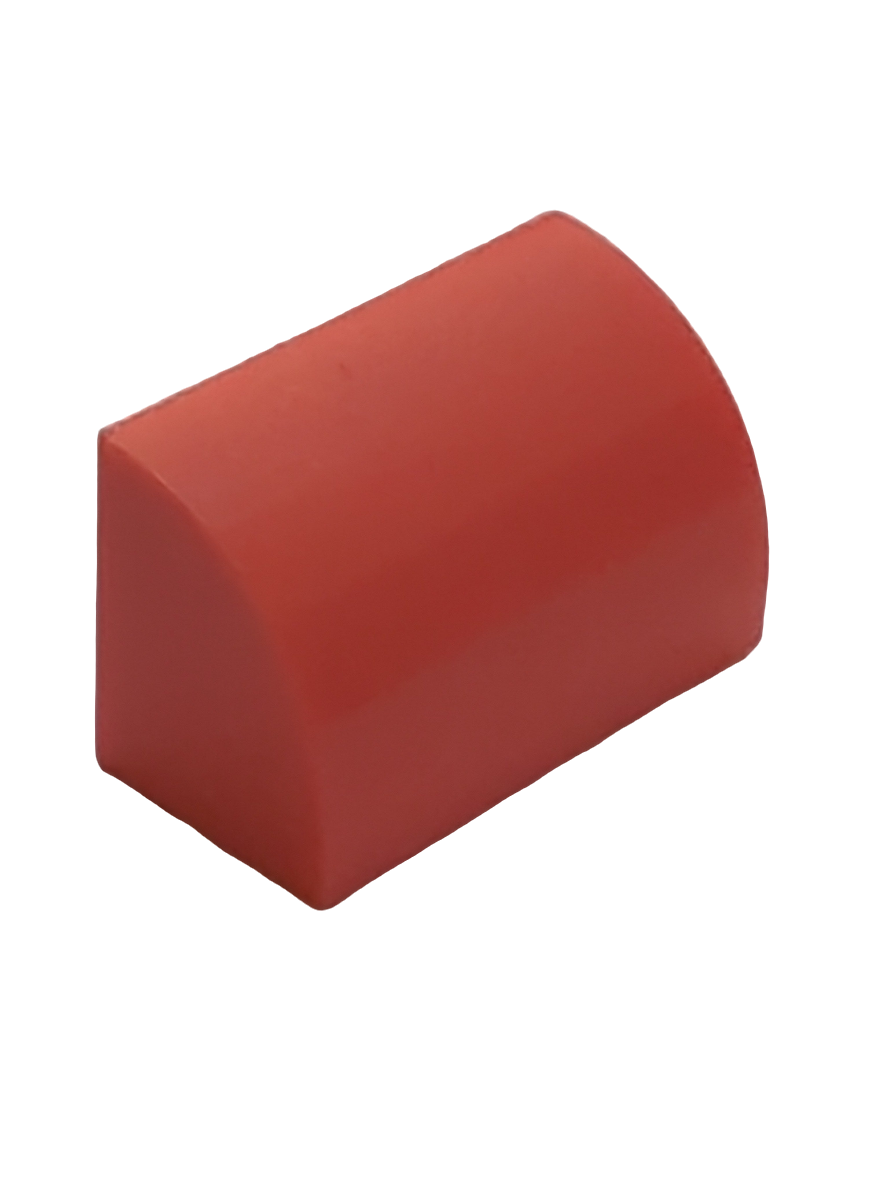 1x2x1 modifizierter Stein gebogen koralle