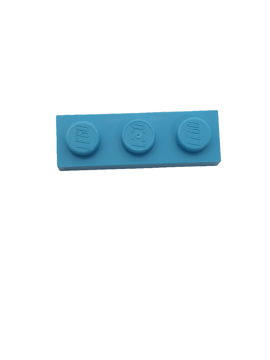 1x3 Platte azur medium azure
