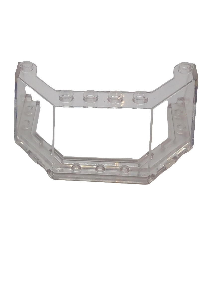 5x8x2 Windschutzscheibe Cockpit transparent weiß trans-clear