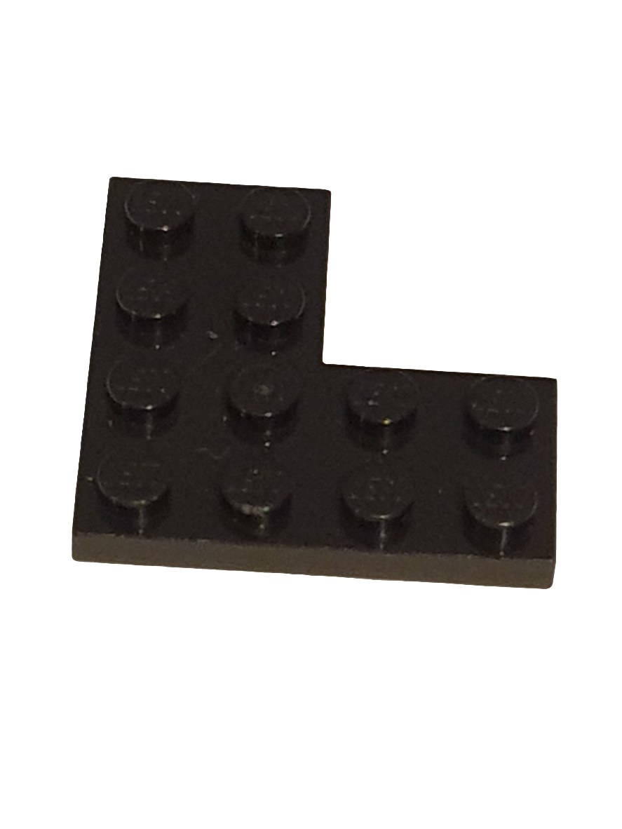 NEU Platte 4 x 4 Ecke schwarz