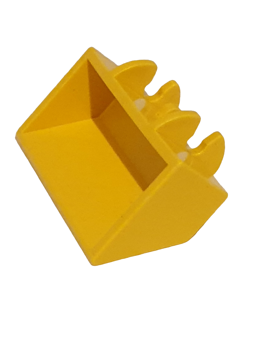 2x4x2 Baggerschaufel/Trecker ohne Zähne gelb