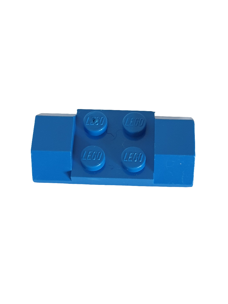 2x4 Kotflügel mit Bogen glatt blau