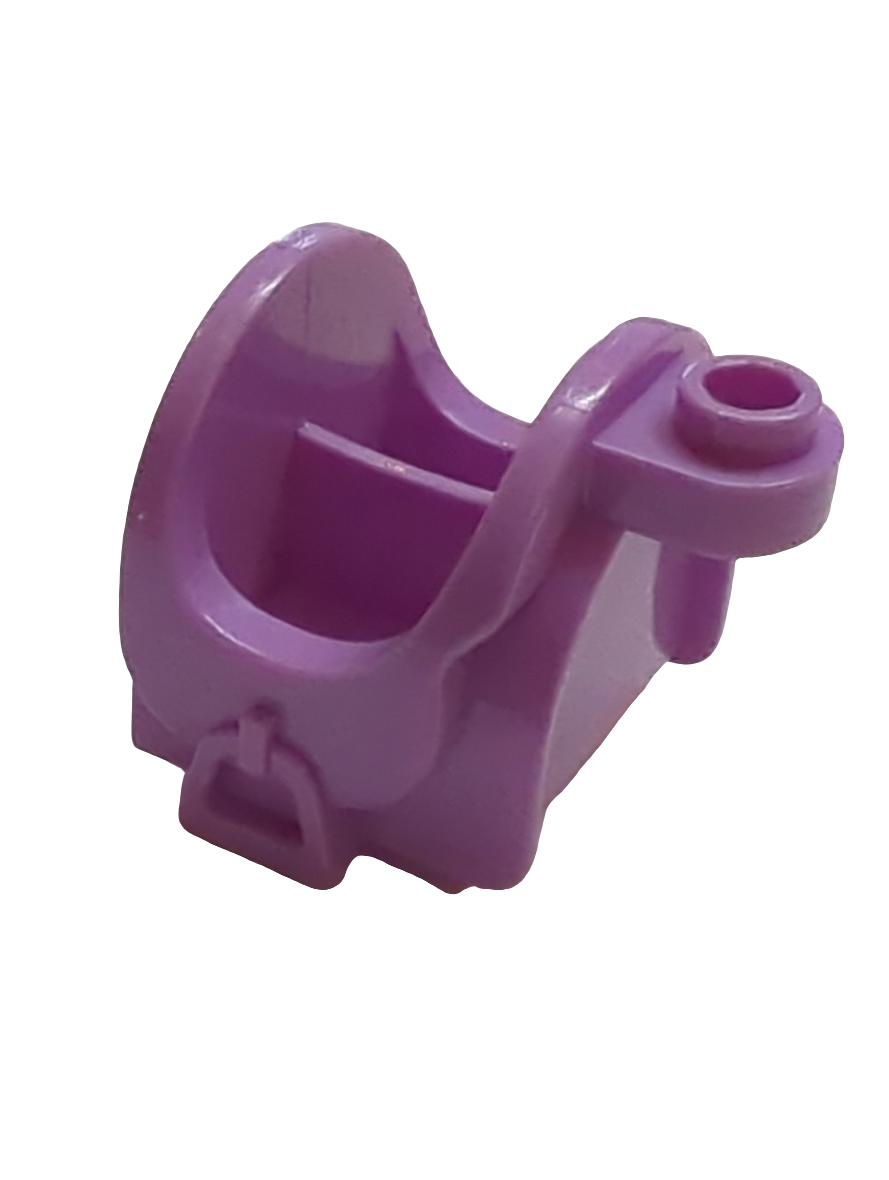 Friends Pferdesattel mit Steigbügeln und oberer Noppe lavendel (medium)