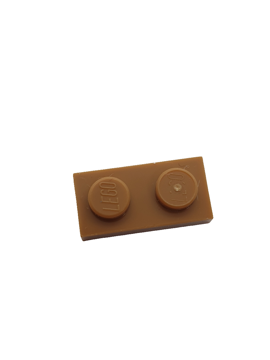 NEU Platte 1 x 2 nougat (medium)