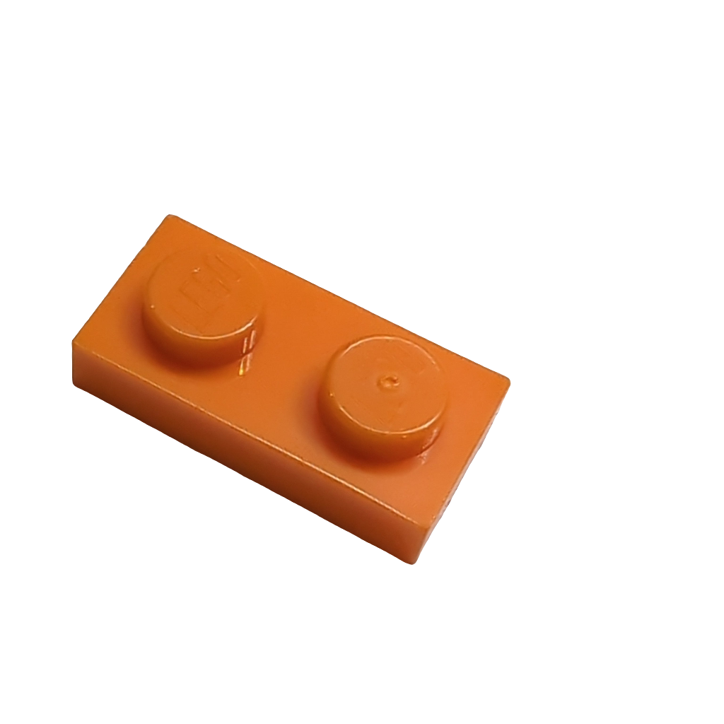 NEU Platte 1 x 2 orange