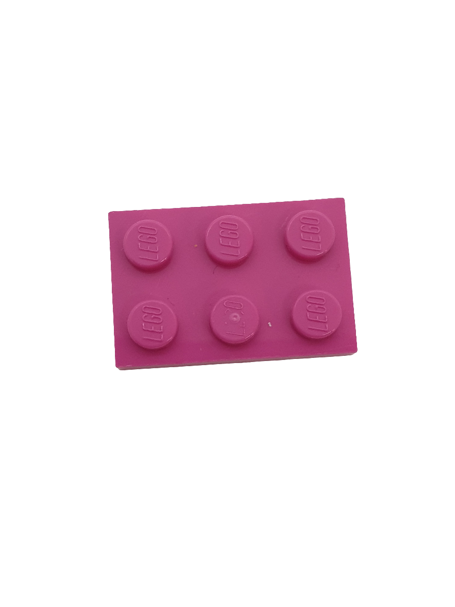 NEU Platte 2 x 3 knallpink