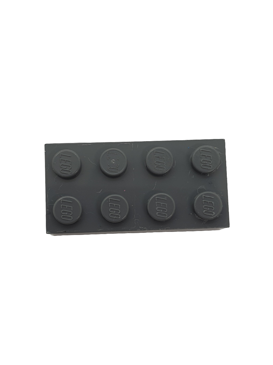 2x4 Stein altdunkelgrau dark gray