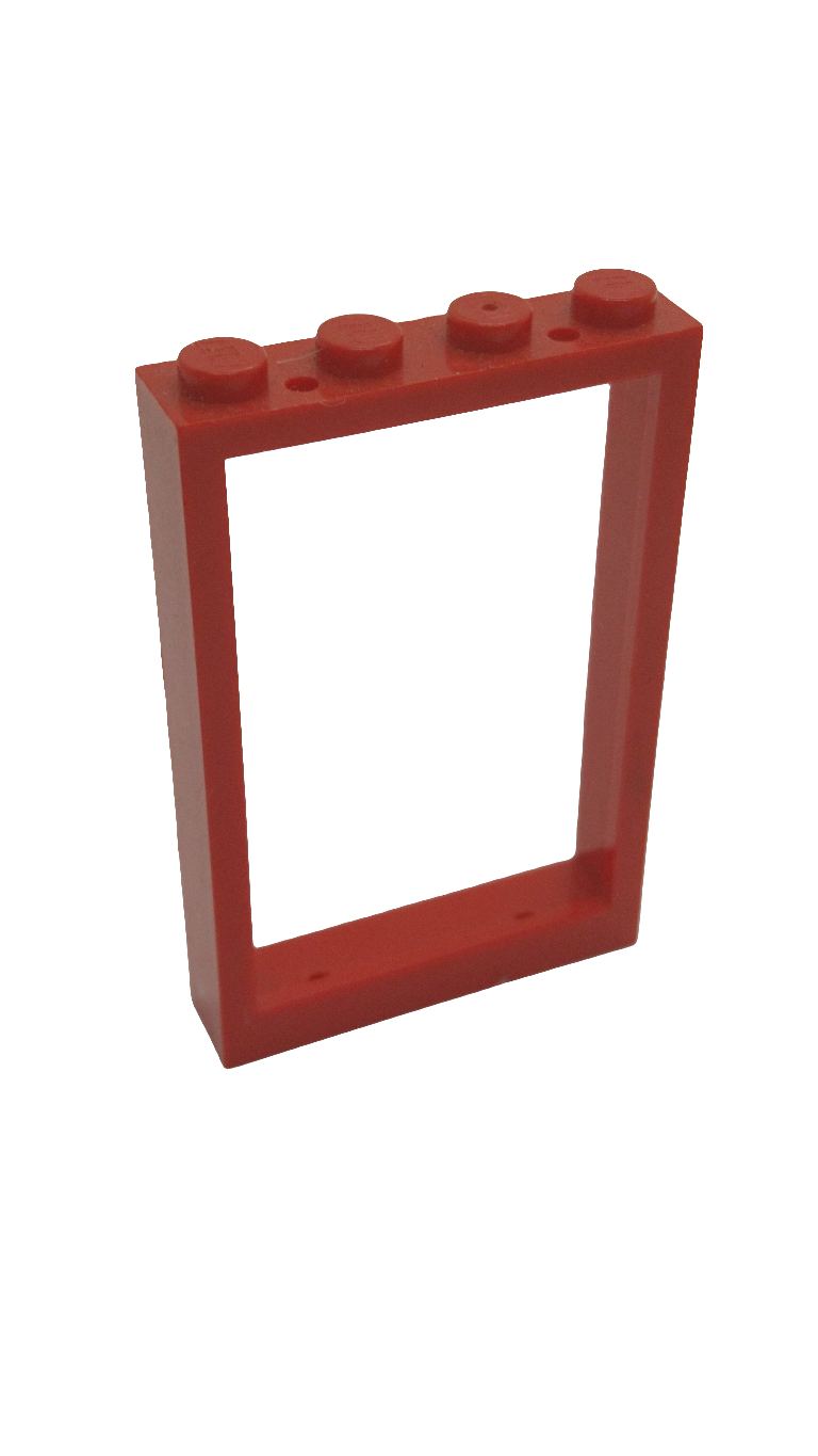 1x4x5 Fensterrahmen rot