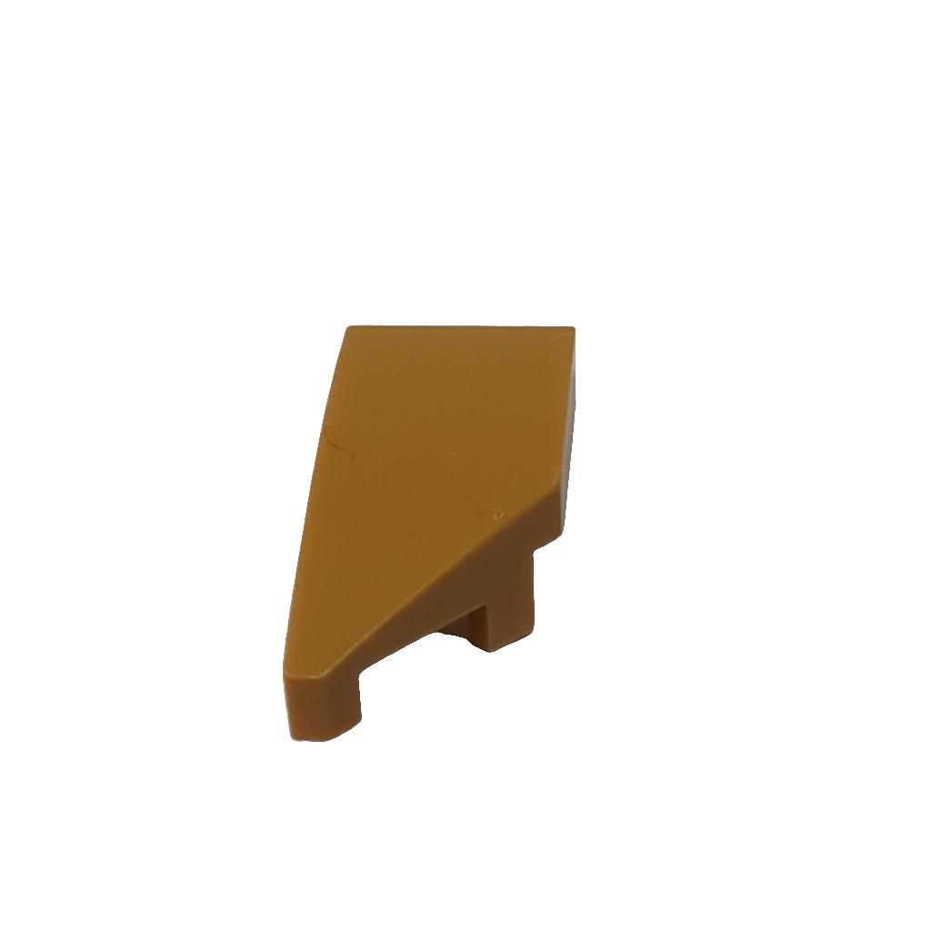 NEU Fliese gebogen Keil 2x1x2/3 Links nougat