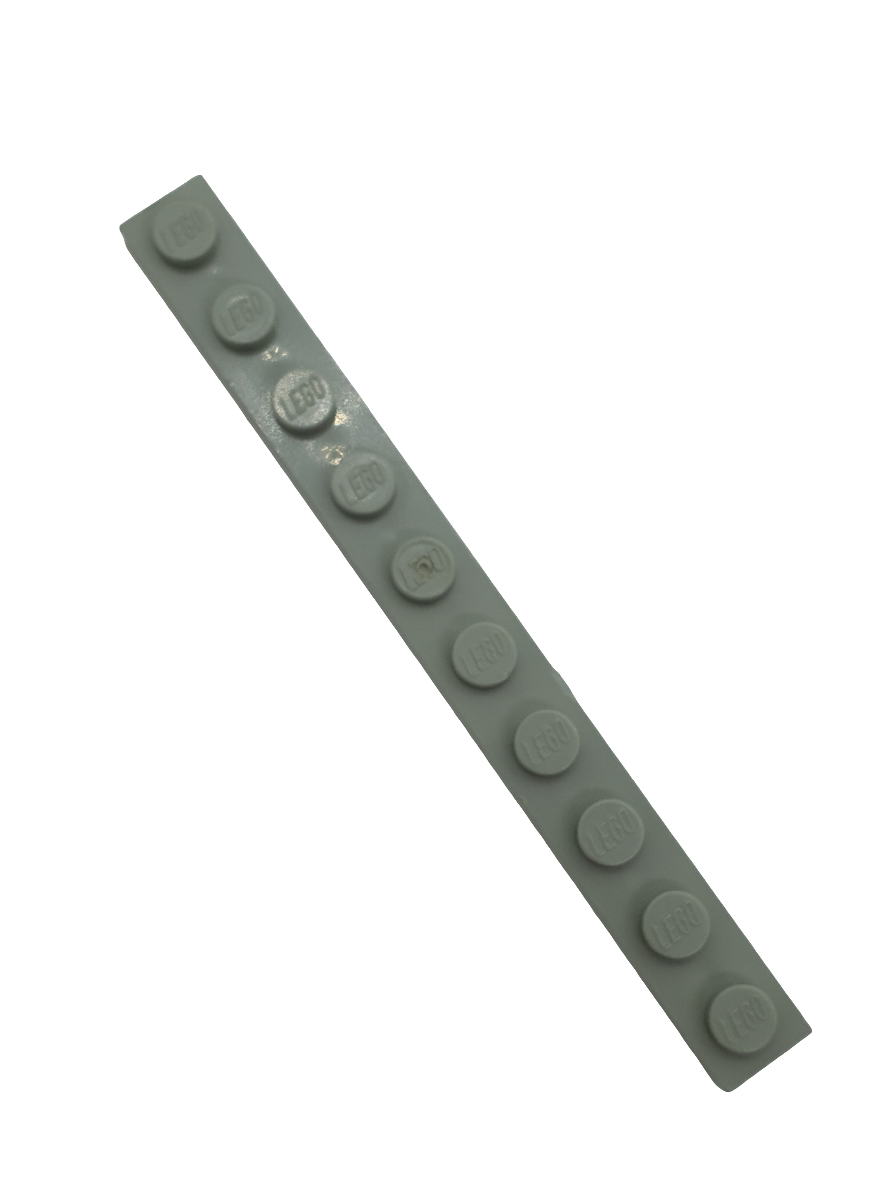 1x10 Platte althellgrau light gray