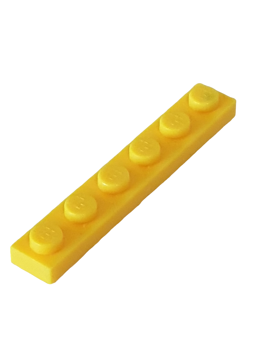 1x6 Platte hellgelb bright light yellow