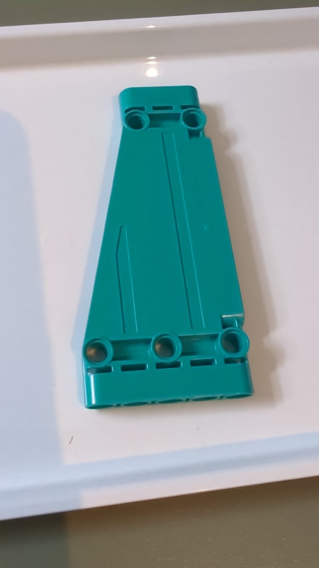 5x11x1 Technic, Paneelplatte konisch türkis