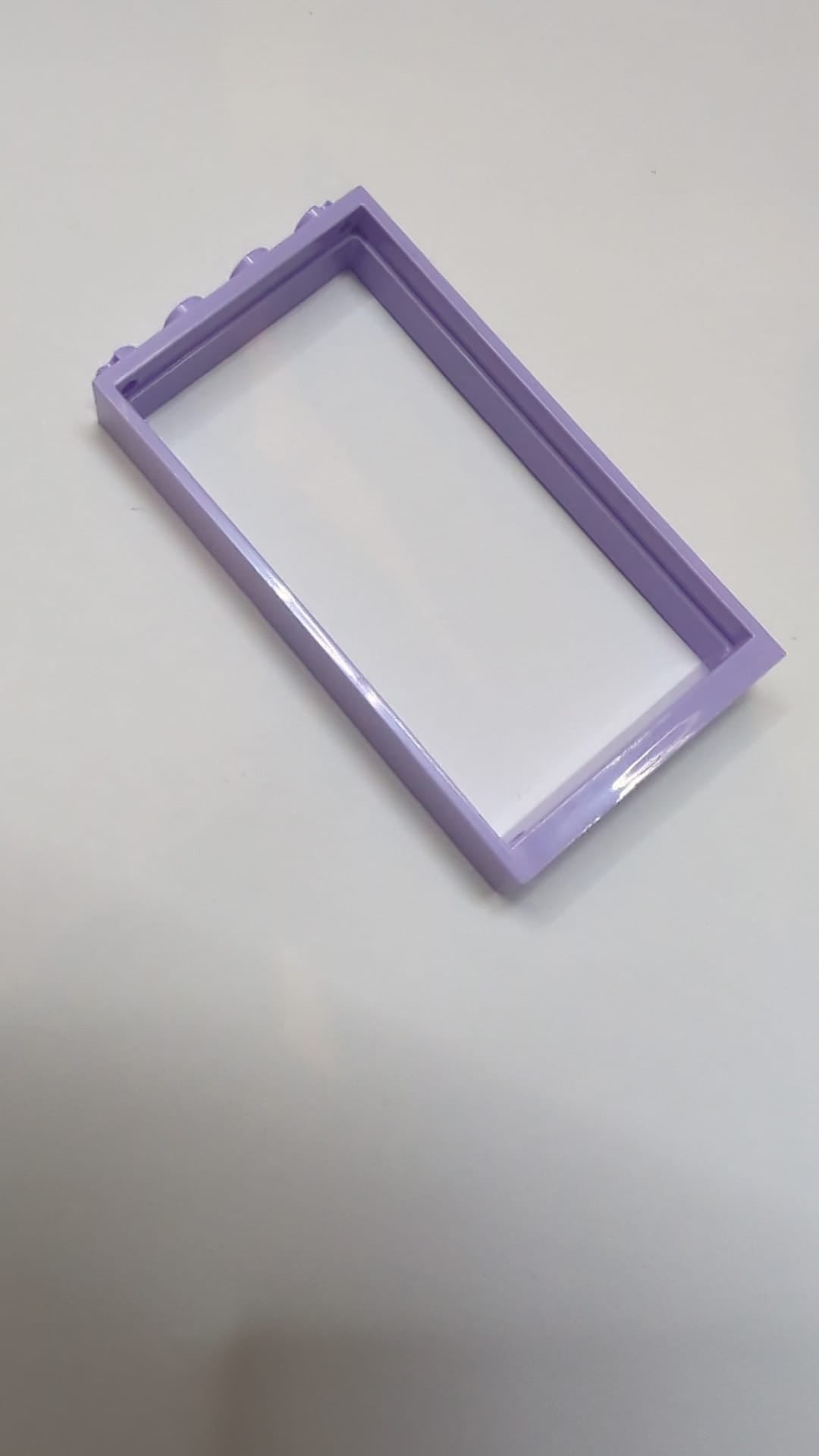 1x4x6 Türrahmen mit 2 Löchern oben und unten helllavendel