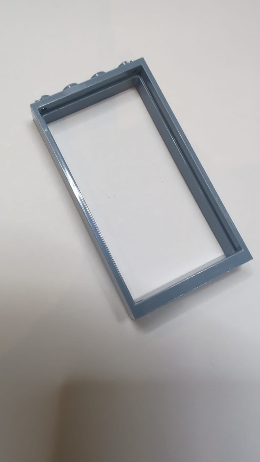 1x4x6 Türrahmen mit 2 Löchern oben und unten sandblau