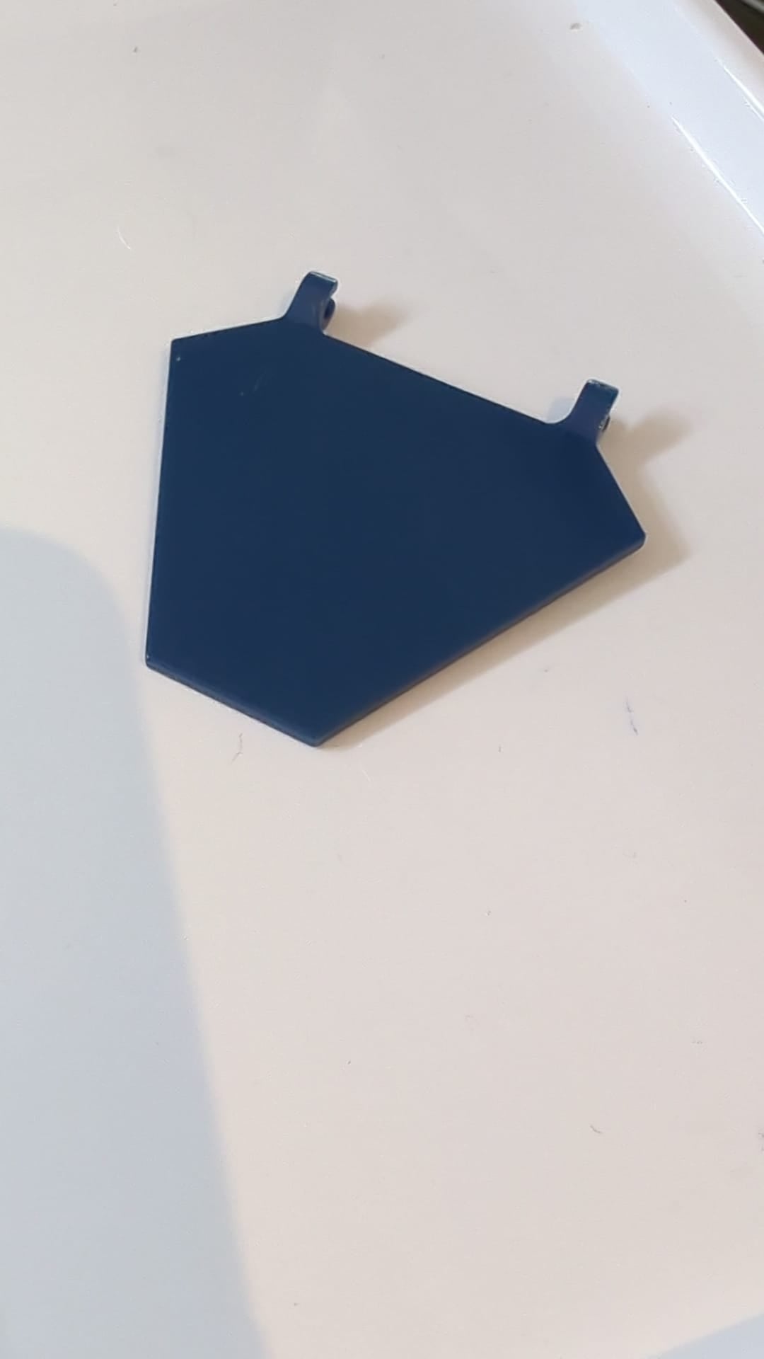 5x6 Flagge, sechseckig, dunkelblau