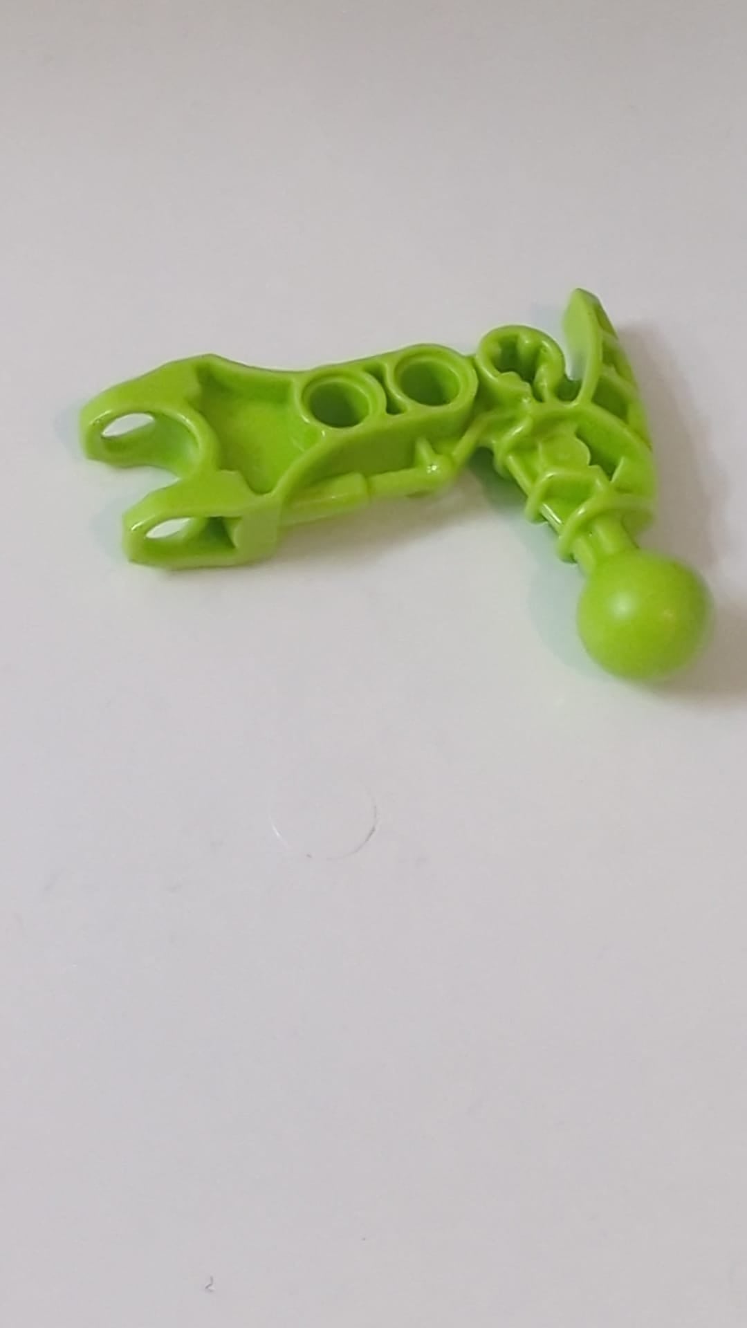 Bionicle-Arm Av-Matoran mit Kugelgelenk und Kugelpfanne lindgrün