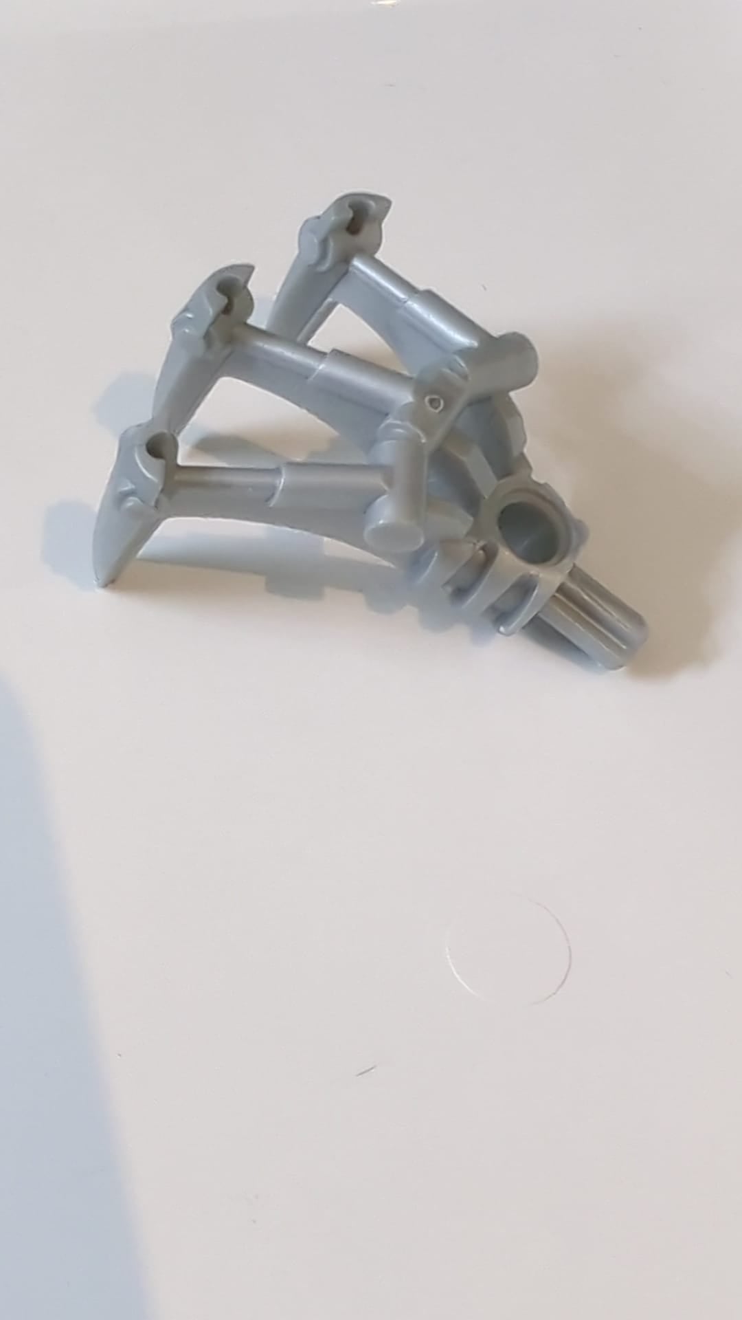 Bionicle-Klaue mit Achse pearlsilber