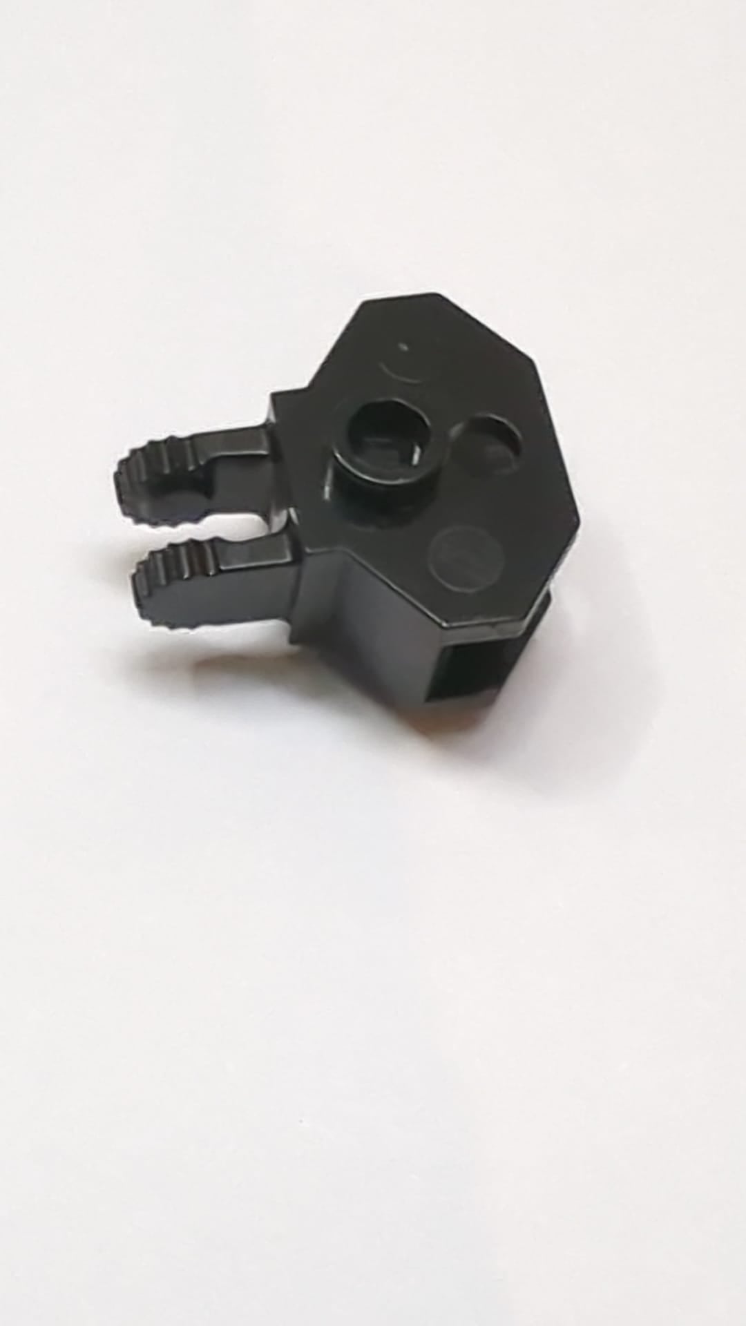 1x2 Scharnier mit 2 Fingern und Kugelgelenk schwarz