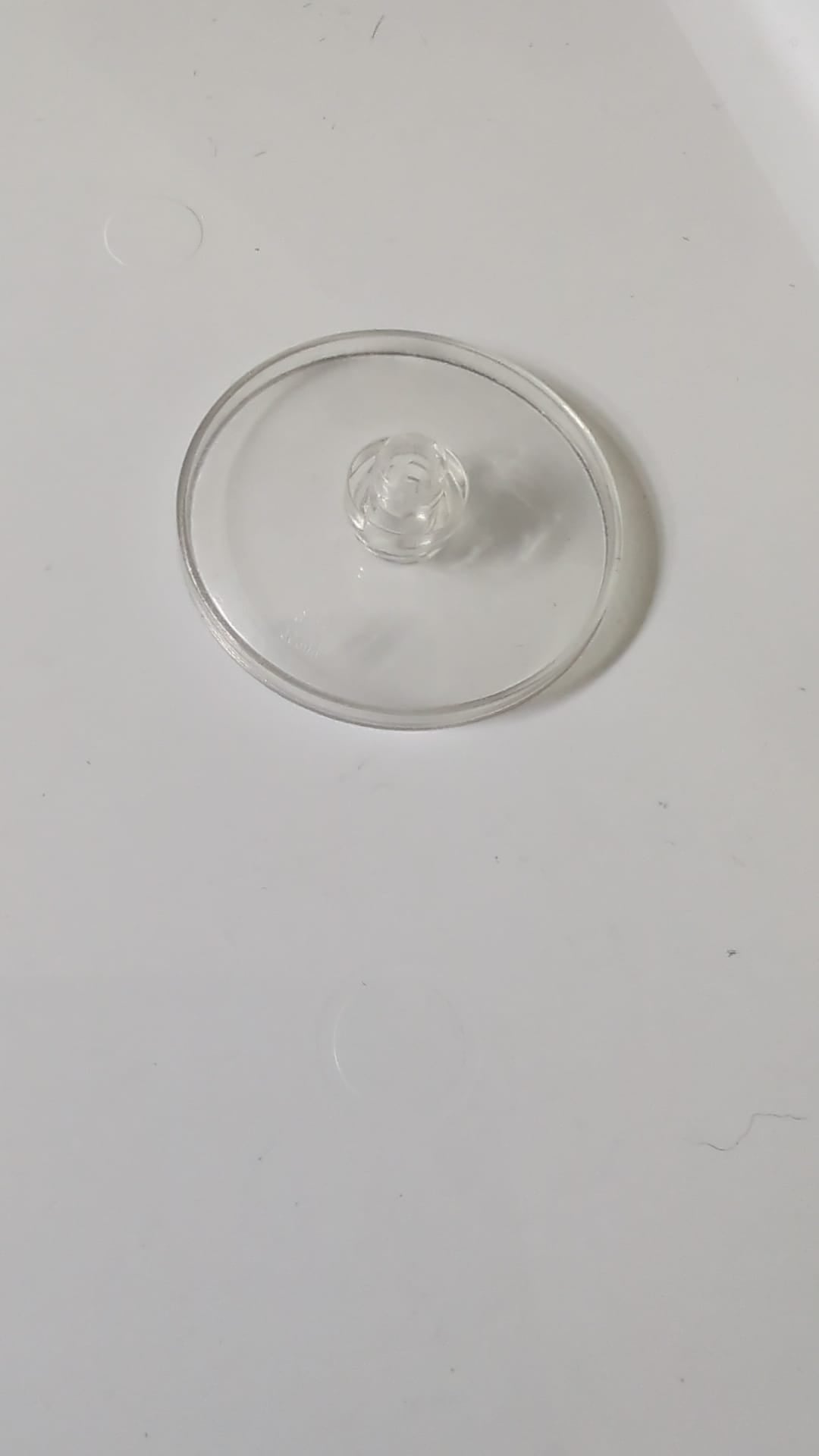 4 x 4 Inverted-Radar-Antenne mit offenem Bolzen transparent weiß