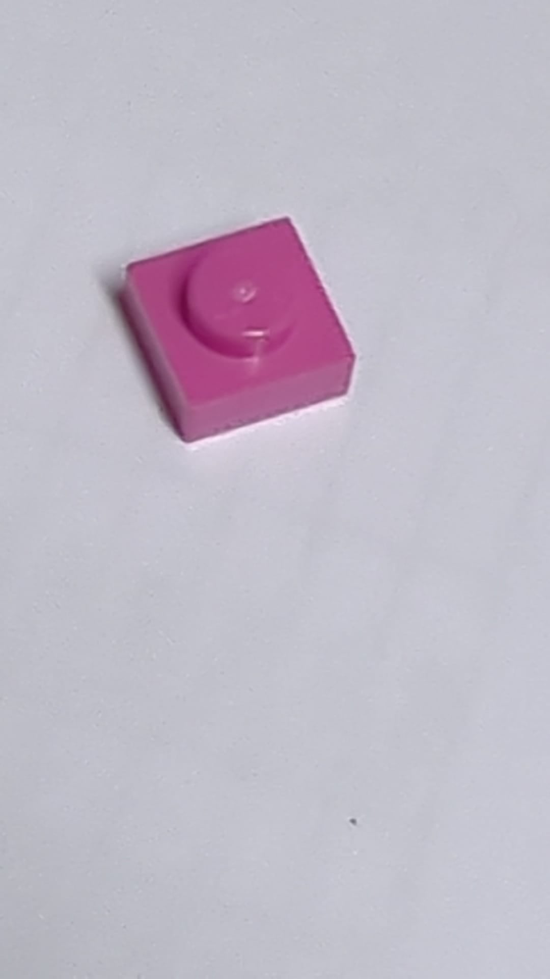 NEU 1x1 Platte knallpink (dunkelpink)