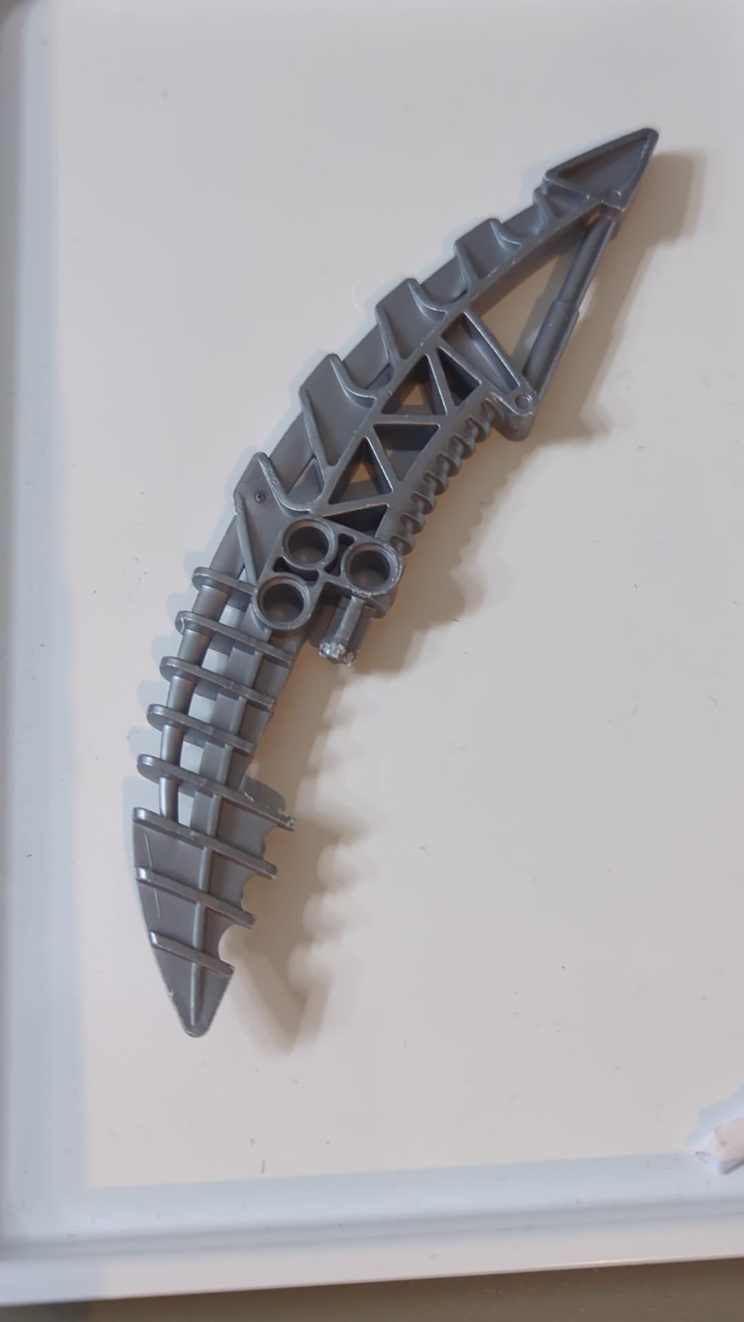 Bionicle-Waffe Vahki-Stab der Loyalität (Bordakh) pearl hellgrau