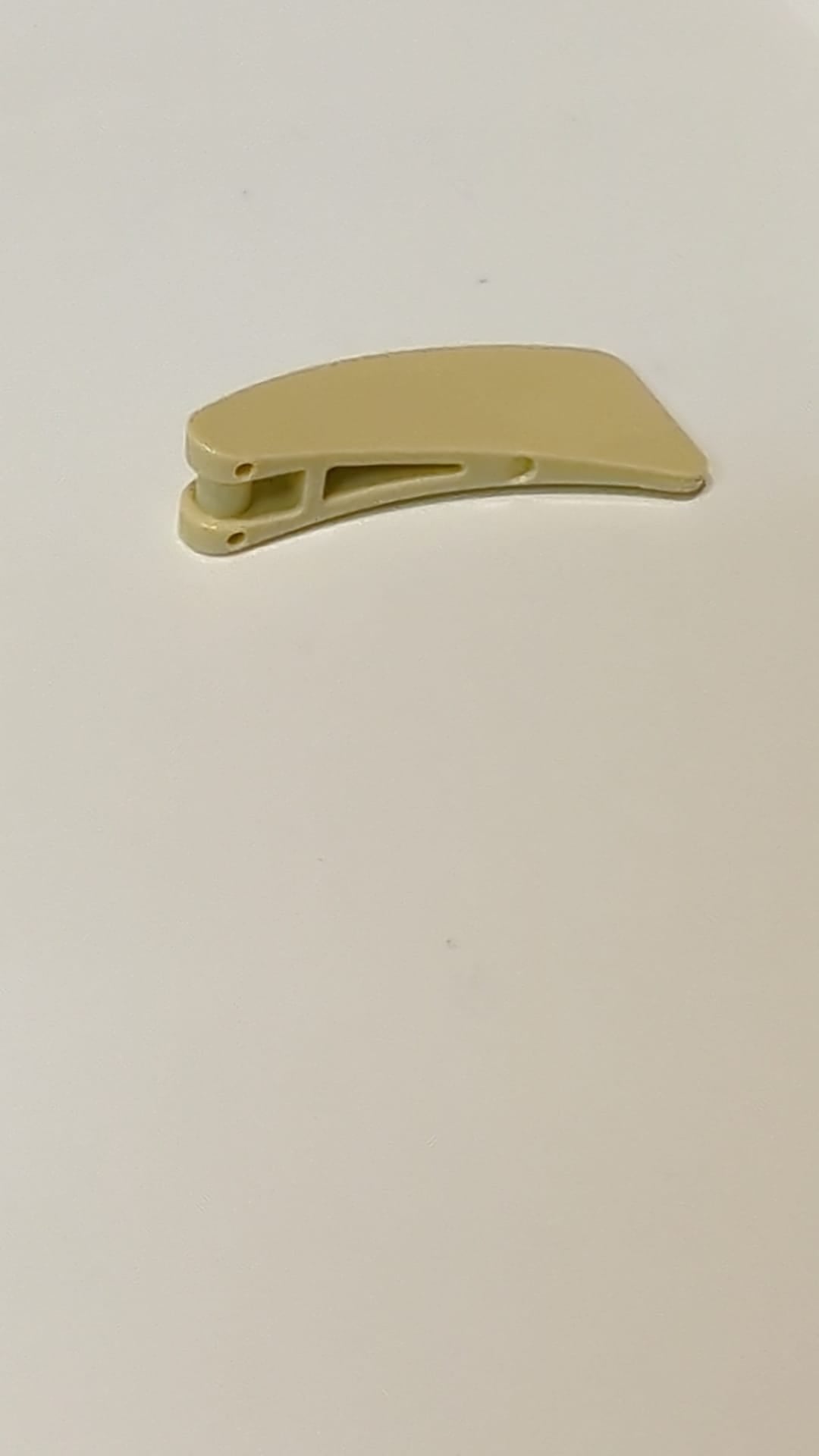 NEU Fischschwanz/-flosse mit Stangengriff beige