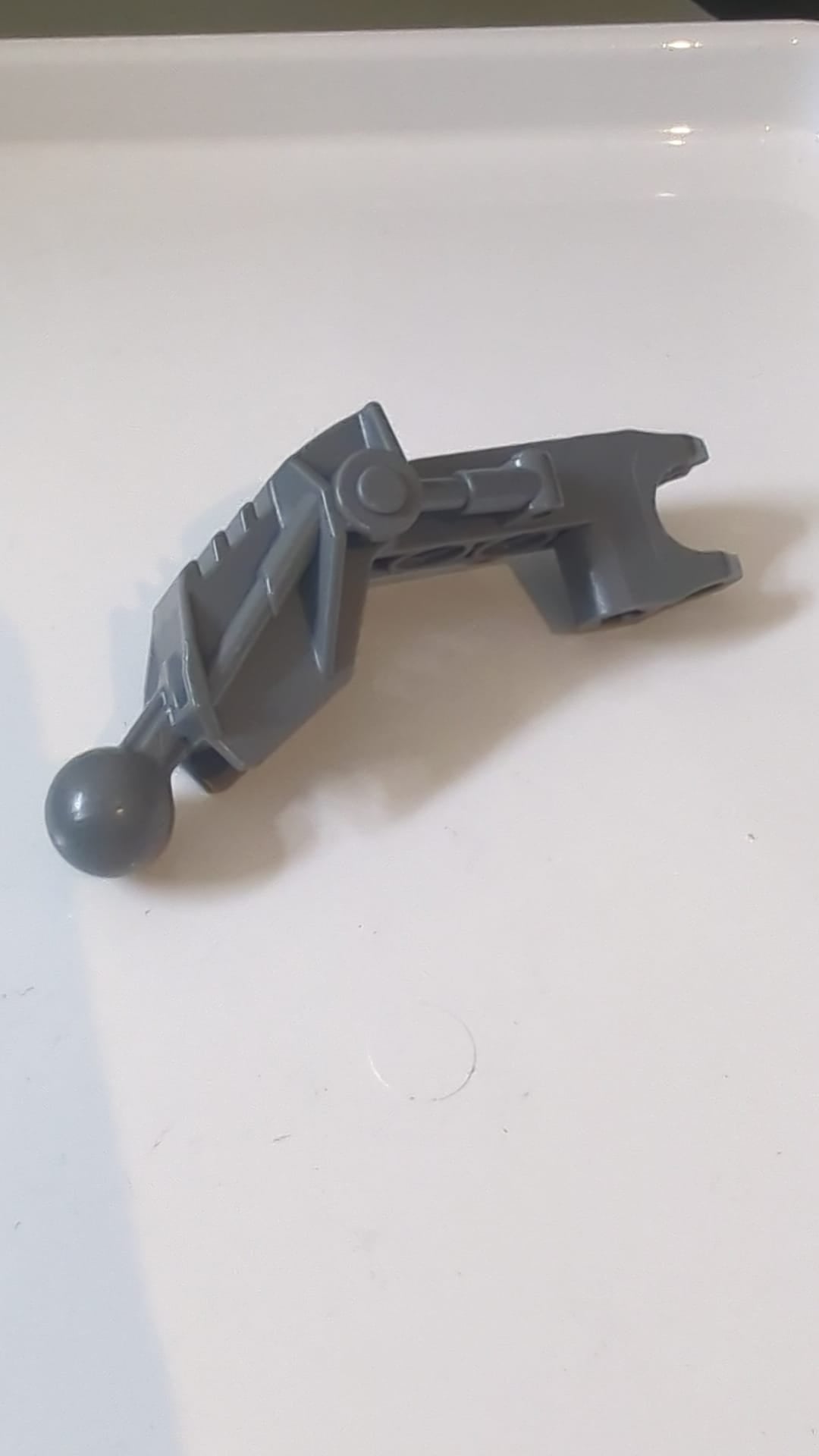 Bionicle Av-Matoran Beinsegment mit Kugelgelenk und Kugelpfanne neudunkelgrau
