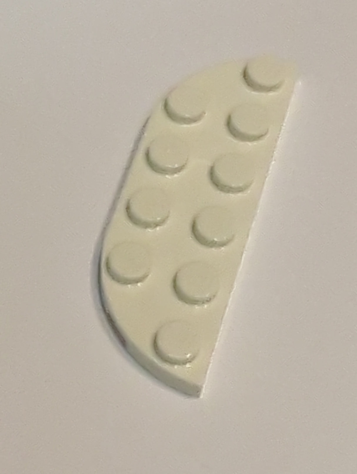 NEU Platte, abgerundet 2 x 6 doppelt weiß
