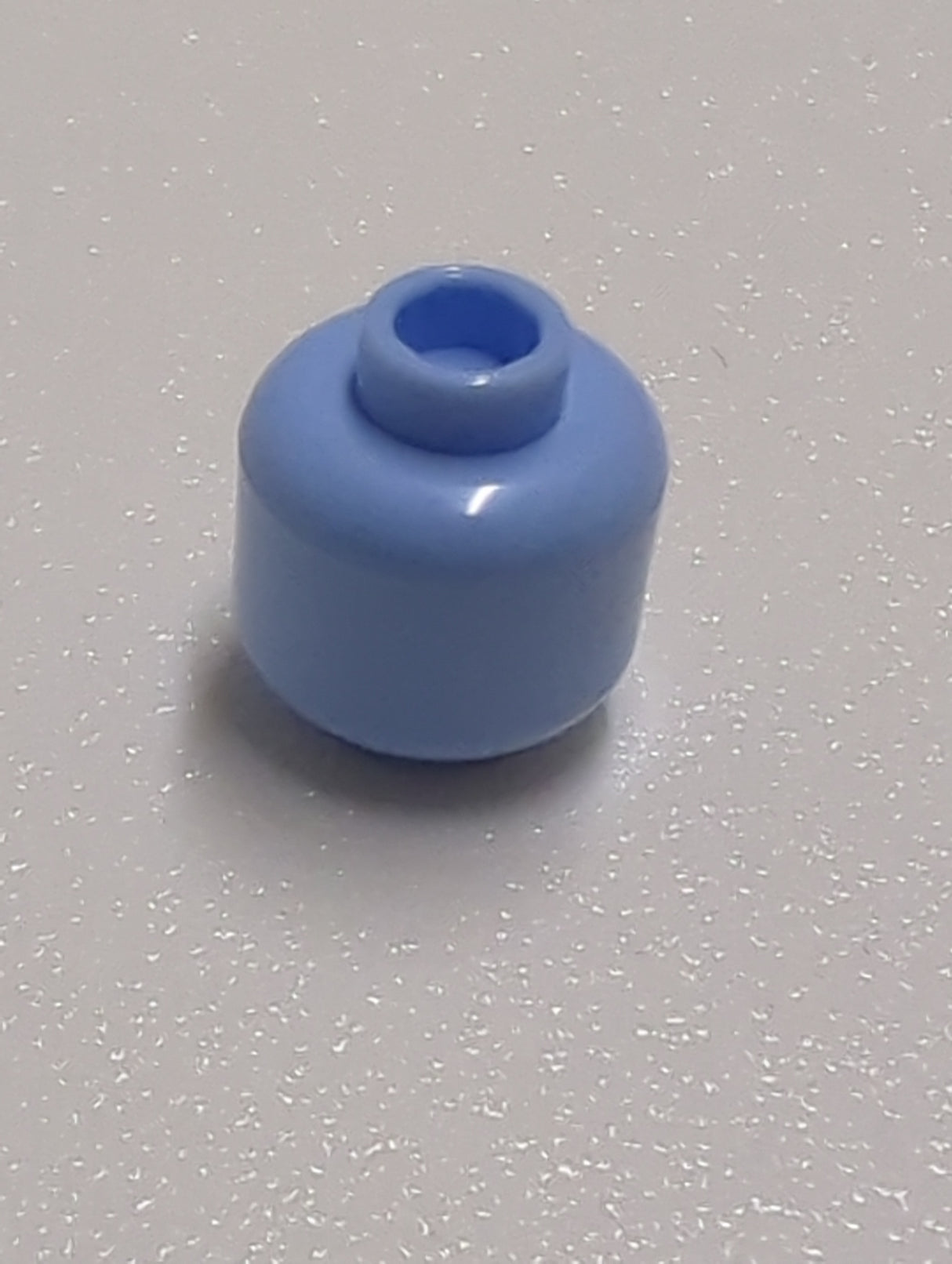 NEU Minifigur, Kopf (Plain) hellblau