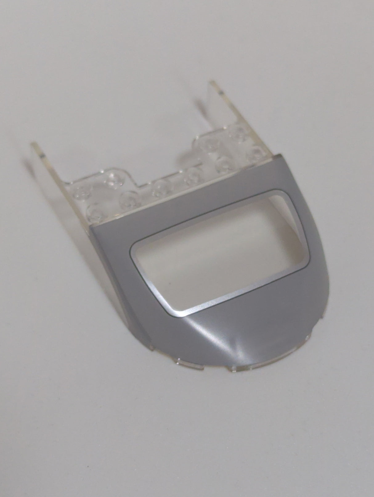 NEU Windscreen 6 x 9 x 1 2/3 with Light Bluish Gray and Silver Aston Martin DB5 Rear Windshield Outline Pattern transparent weiss trans-clear