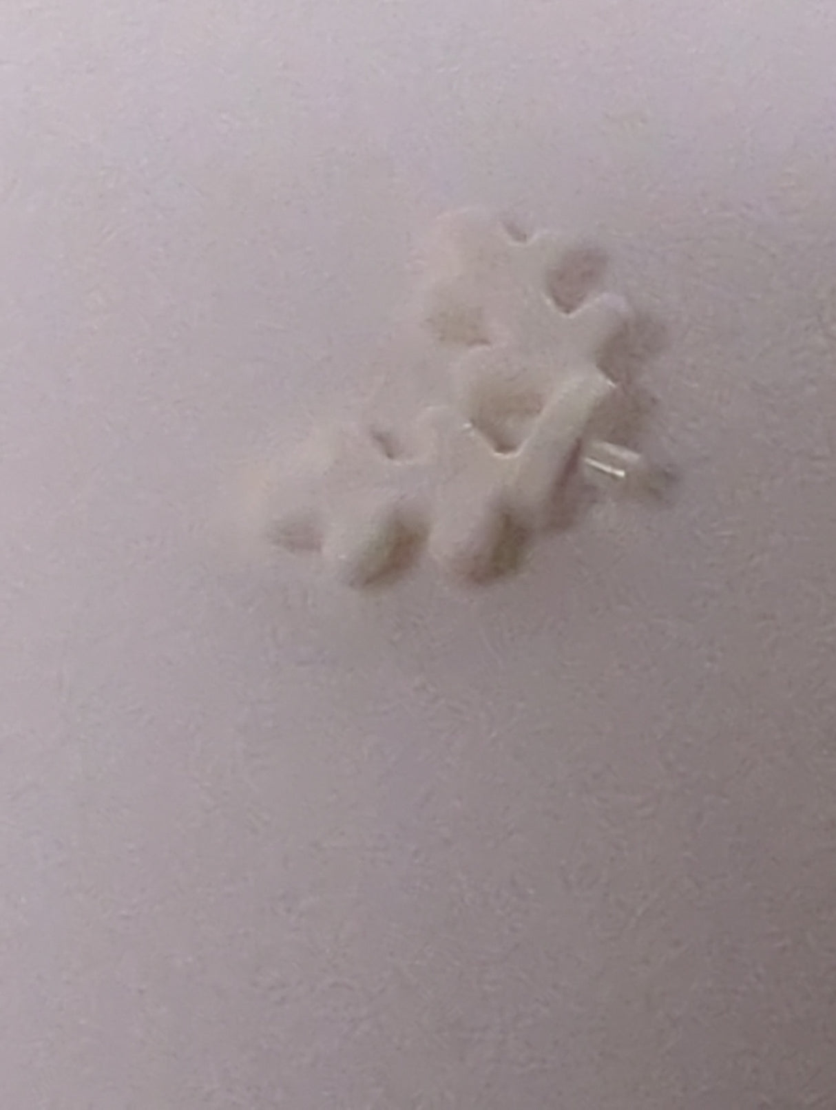 Minifigur, Geweih mit kleinem Pin weiß