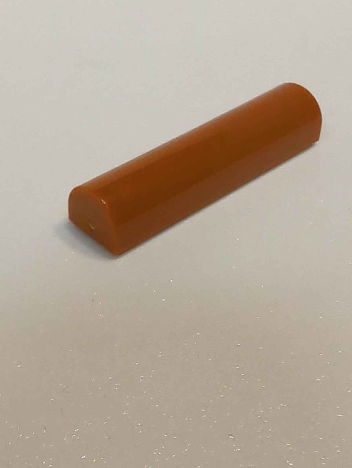 NEU Bogenstein rund, 1 x 4 x 2/3 doppelt dunkelorange