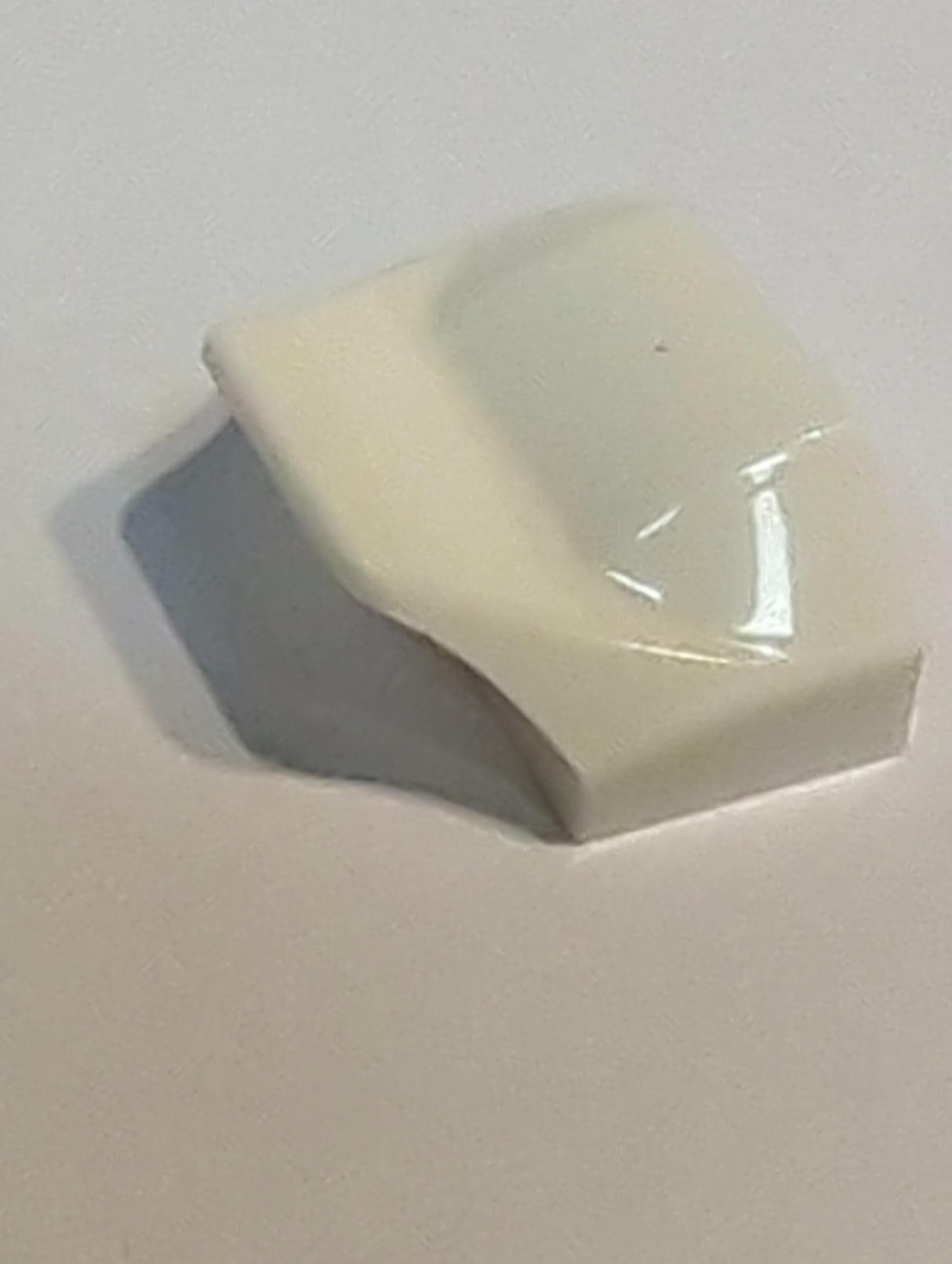 NEU Bogenstein 1 x 2 x 2/3 Flügelende weiss