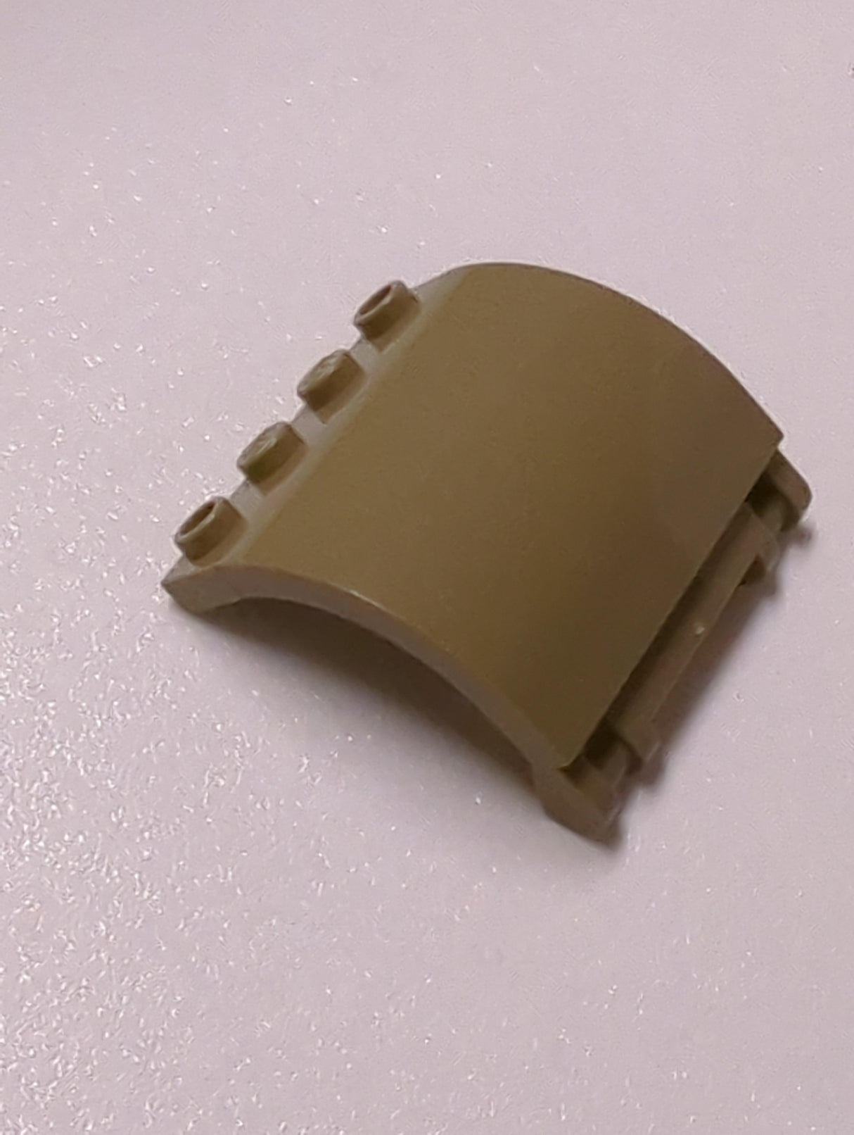 NEU Paneel 3 x 4 x 3 gebogen mit doppel Clip Scharnier dunkelbeige