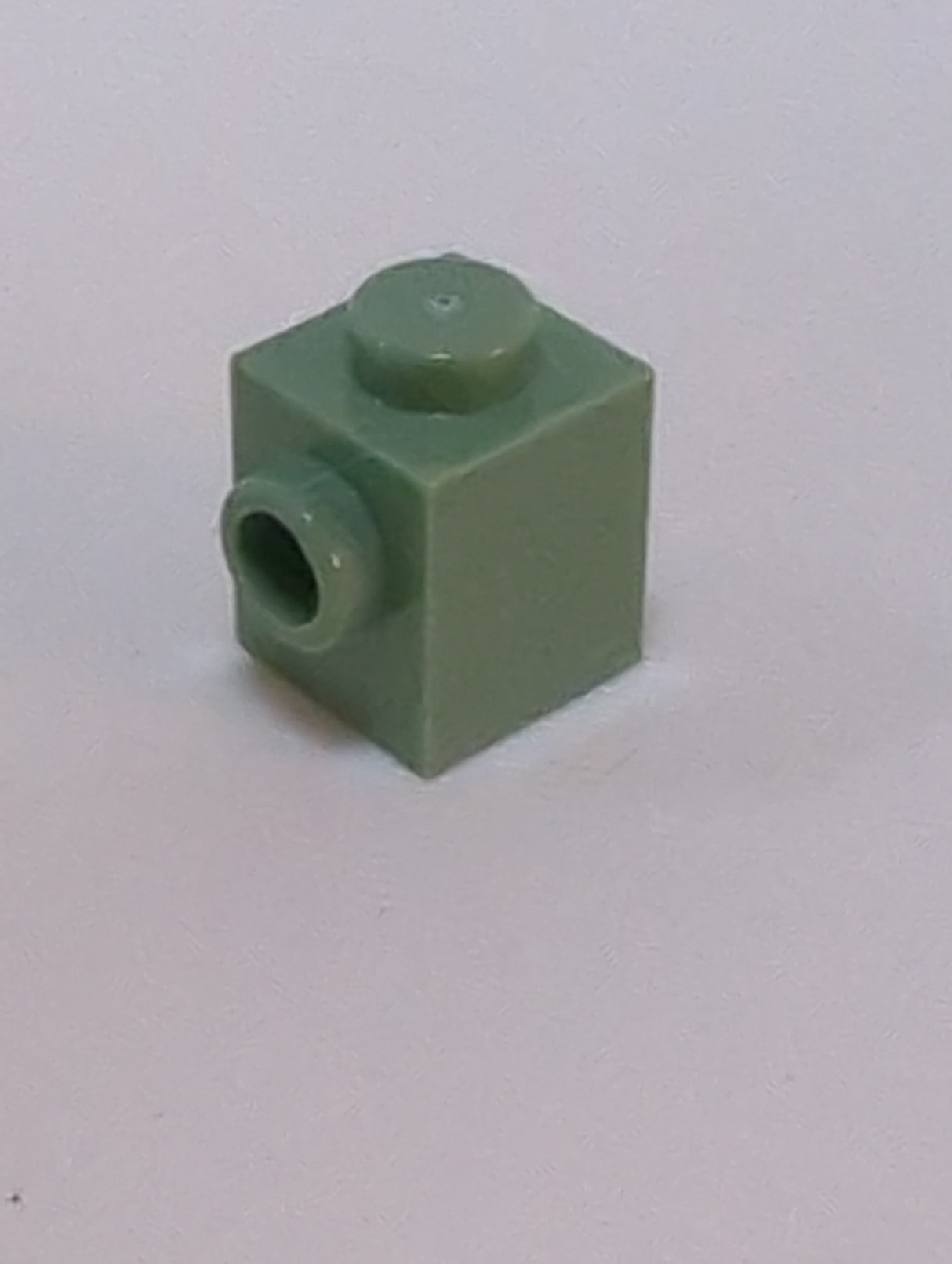 NEU Brick, Modified 1x1 with Stud on Side sandgrün sand green