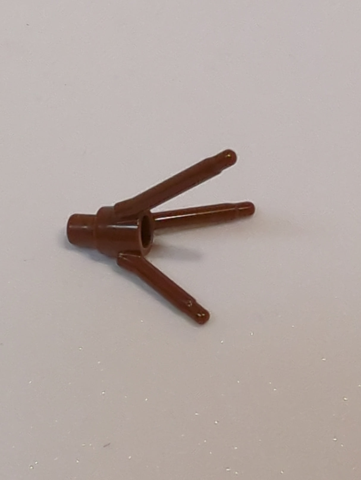 NEU 1 x 1 Blüte Pflanze Stiel 3er mit Noppe unten neubraun