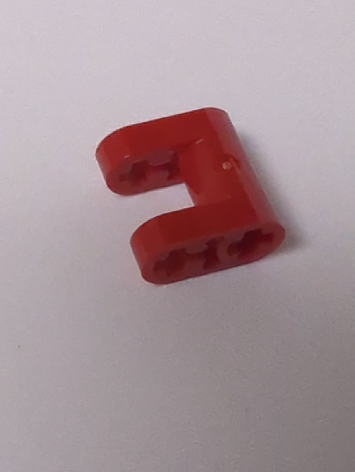 NEU Technik Liftarm modifiziert, Gabel 2 x 2 mit Achslöchern rot