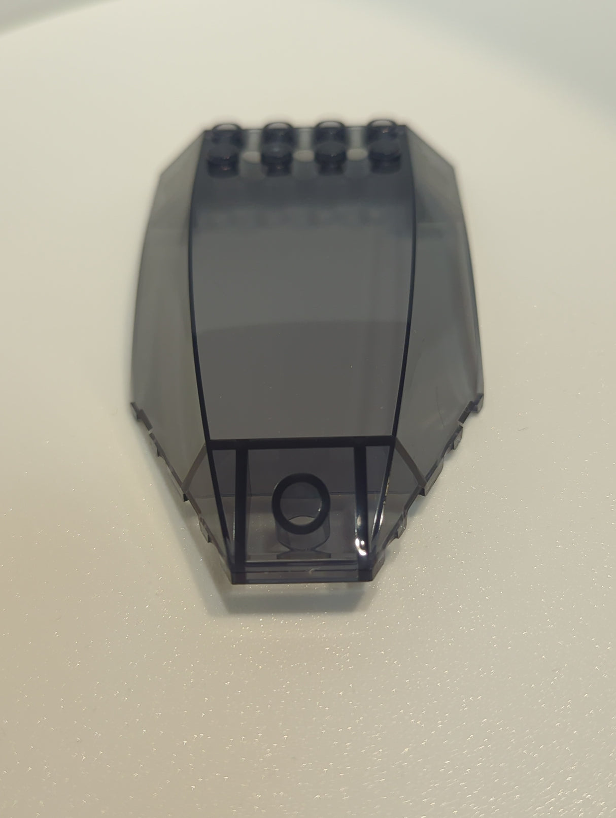 NEU Windschutzscheibe 10 x 6 x 2 gebogen transparent schwarz